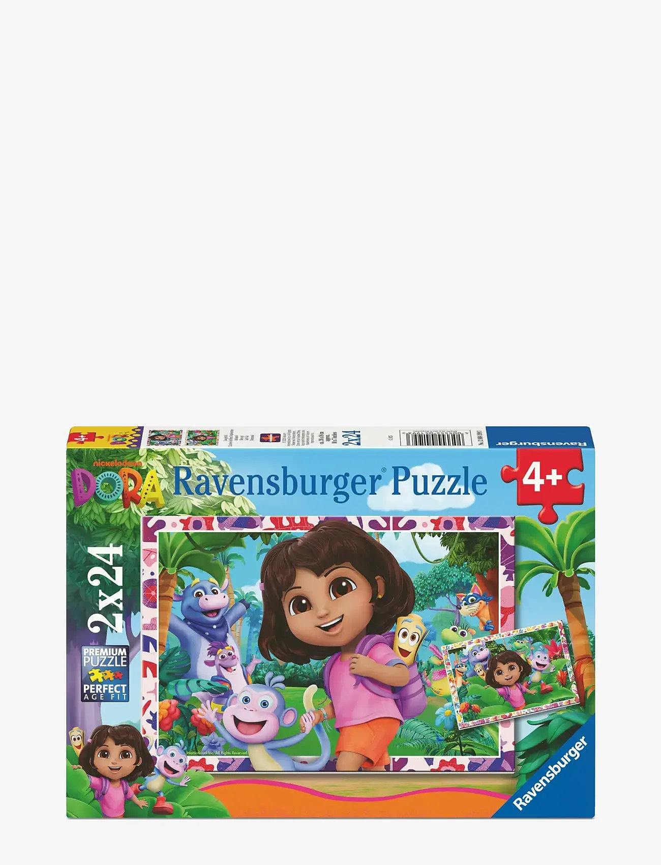 Ravensburger - Dora the Explorer 2x24p - klassiska pussel - multi coloured - 0