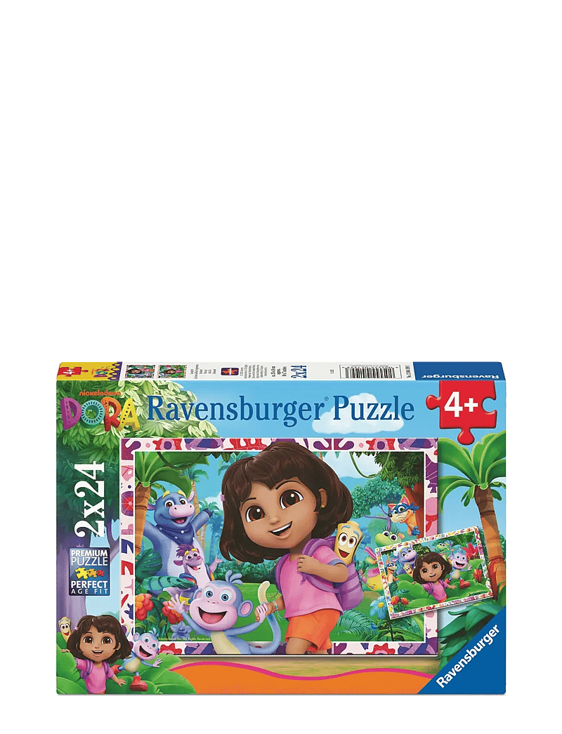 Ravensburger - Dora the Explorer 2x24p - klassísk púsl - multi coloured - 0