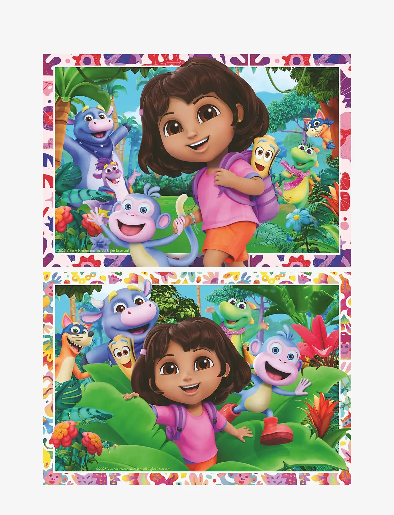 Ravensburger - Dora the Explorer 2x24p - klassiska pussel - multi coloured - 1