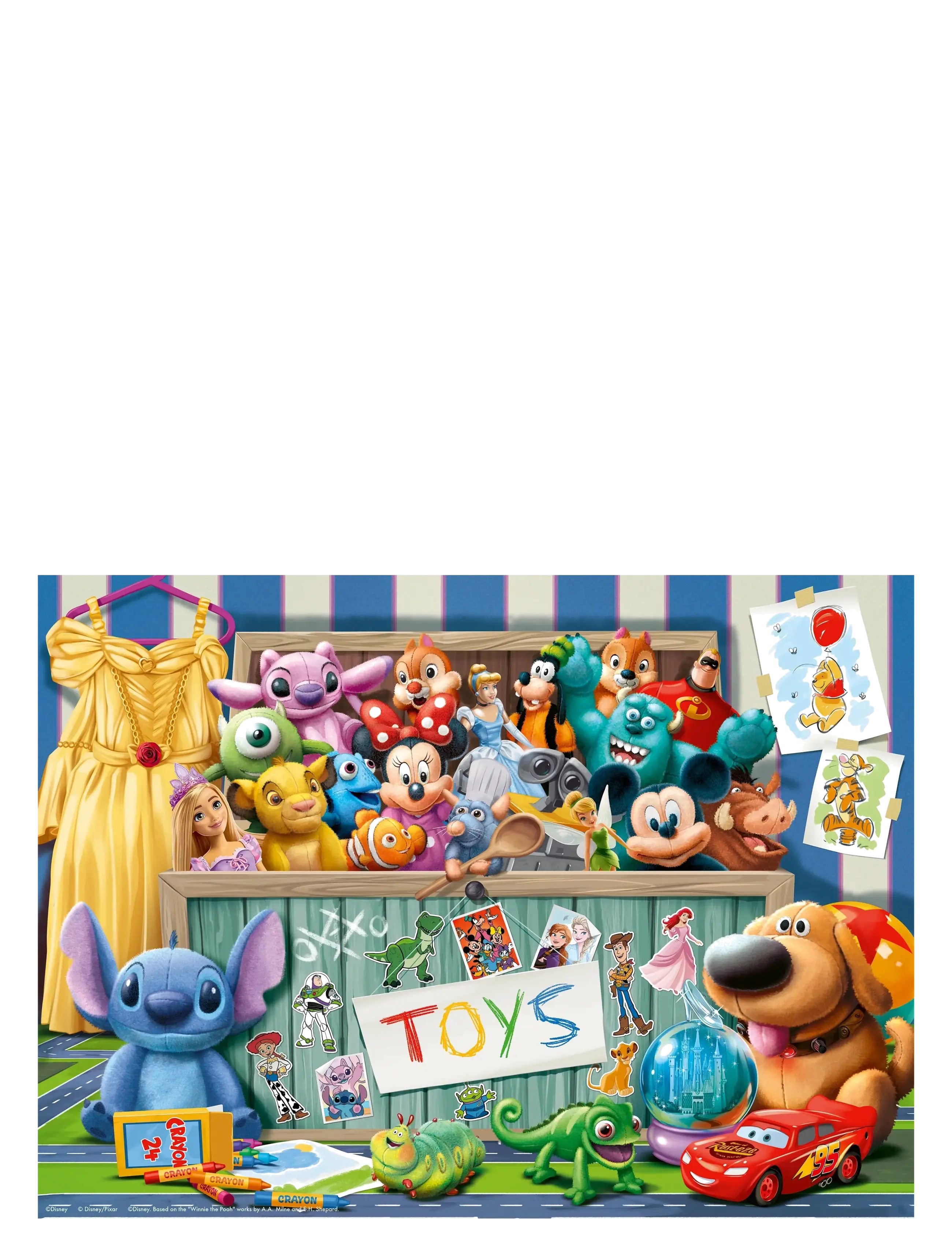Ravensburger - Disney Pixar Multicharacter 100p - klassísk púsl - multi coloured - 1