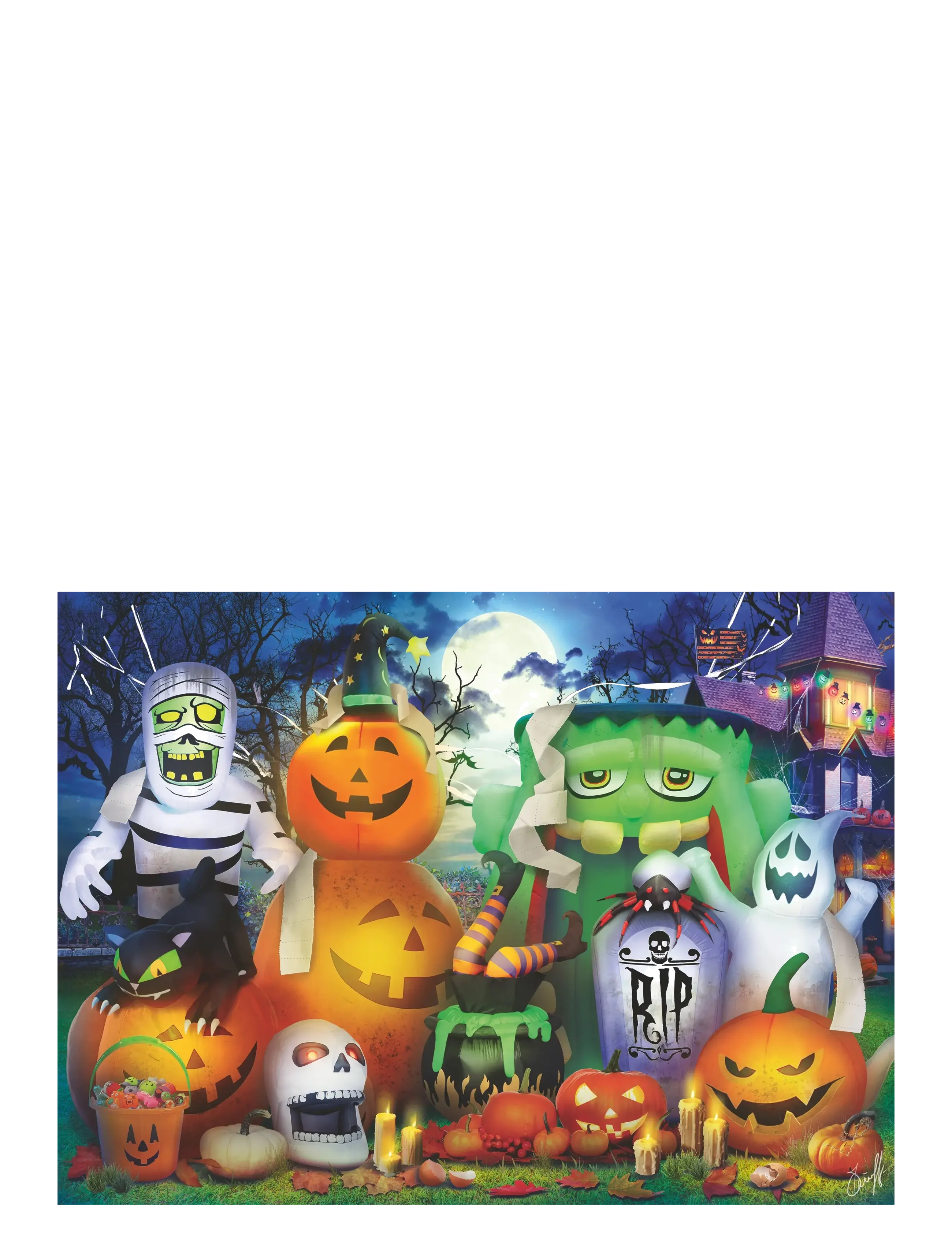 Ravensburger - Spooky Fun 100p - klassiset palapelit - multi coloured - 1