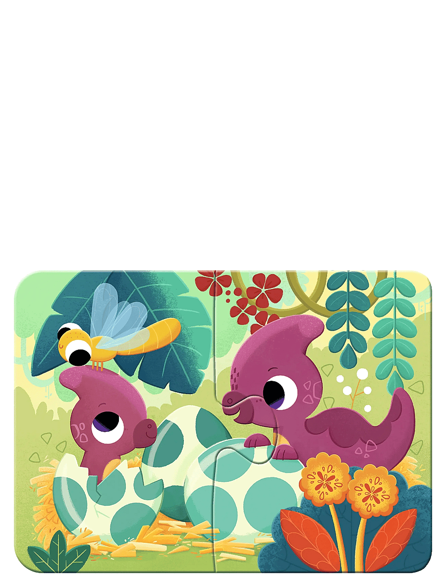 Ravensburger - Sweet Dinos 2/4/6/8p - pedagogiska pussel - multi coloured - 2