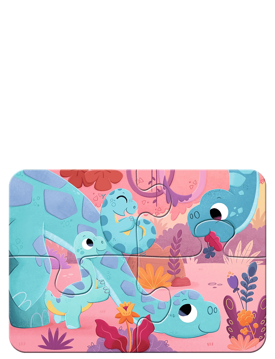 Ravensburger - Sweet Dinos 2/4/6/8p - pedagogiska pussel - multi coloured - 3