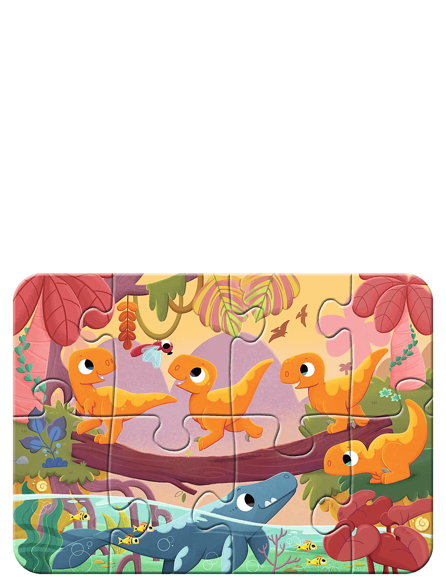 Ravensburger - Sweet Dinos 2/4/6/8p - pedagogiska pussel - multi coloured - 5
