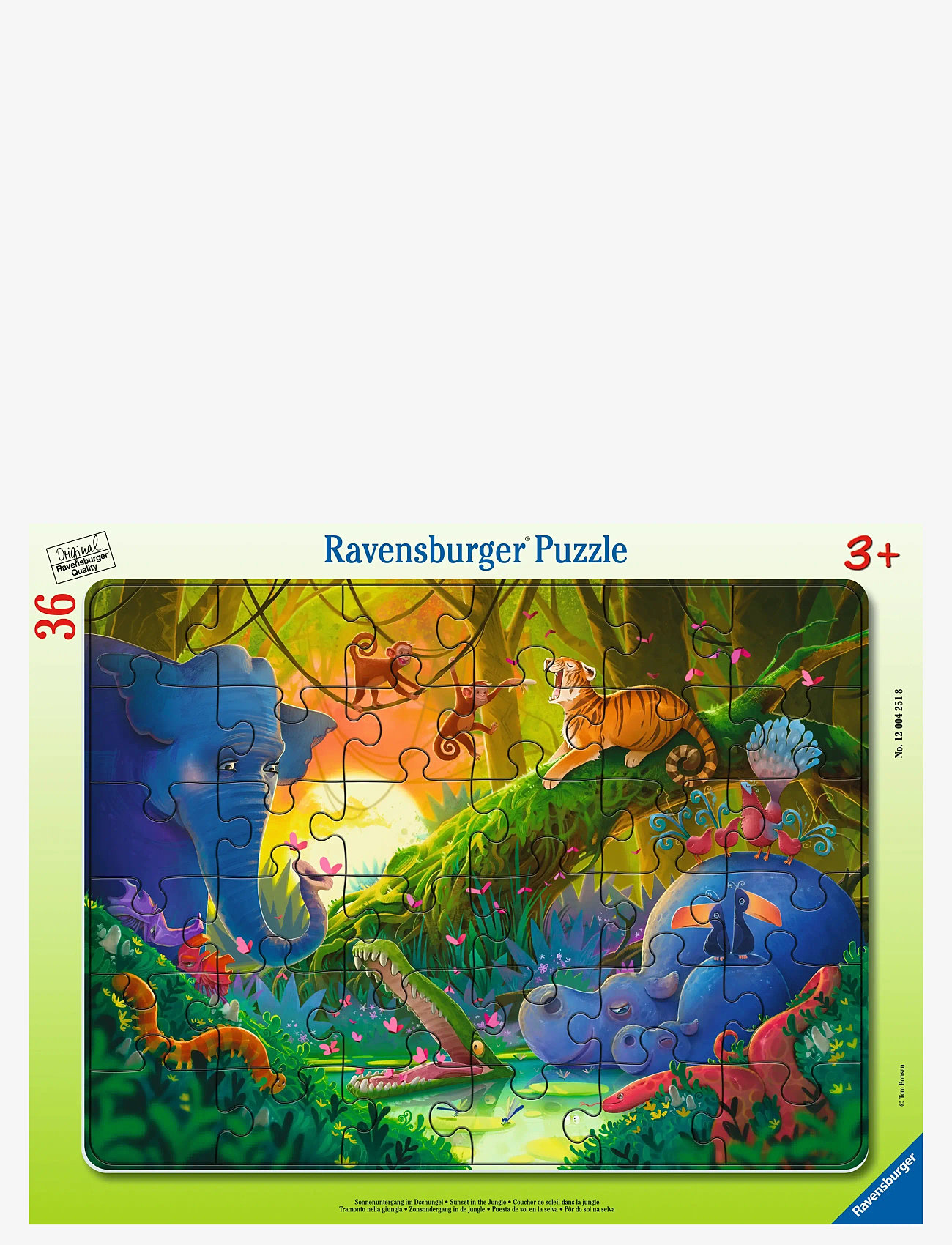 Ravensburger - Jungle 36p - klassiske puslespil - multi coloured - 0