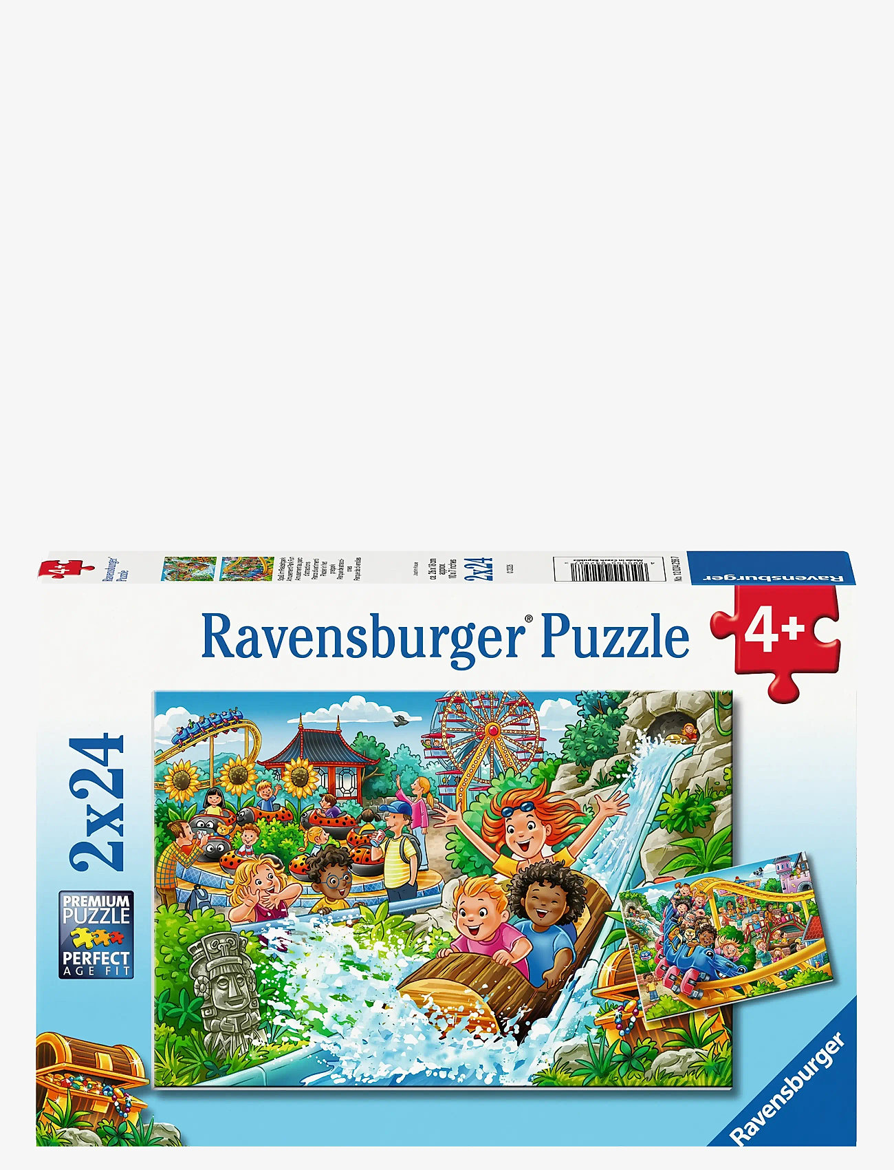 Ravensburger - Amusement Park 2x24p - klassiske puslespil - multi coloured - 0