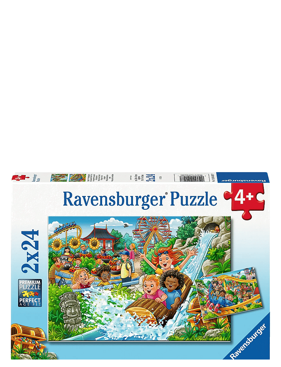 Ravensburger - Amusement Park 2x24p - klassiske puslespil - multi coloured - 0