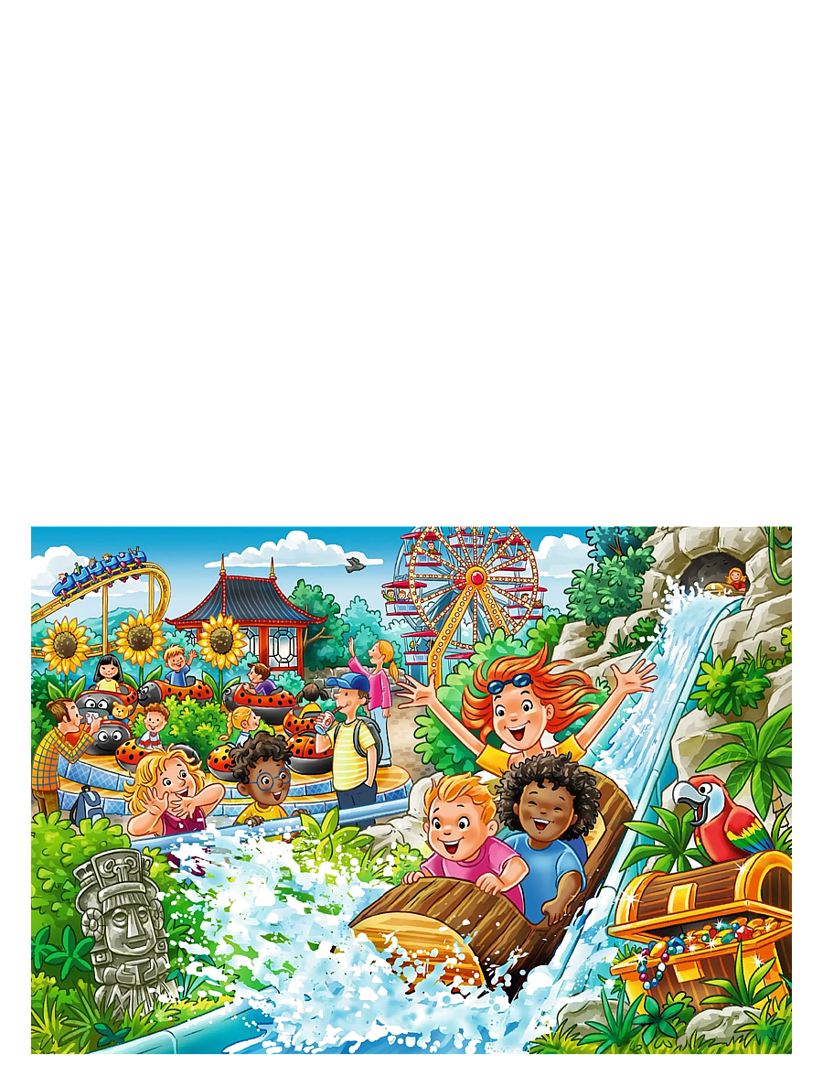 Ravensburger - Amusement Park 2x24p - klassiske puslespil - multi coloured - 2