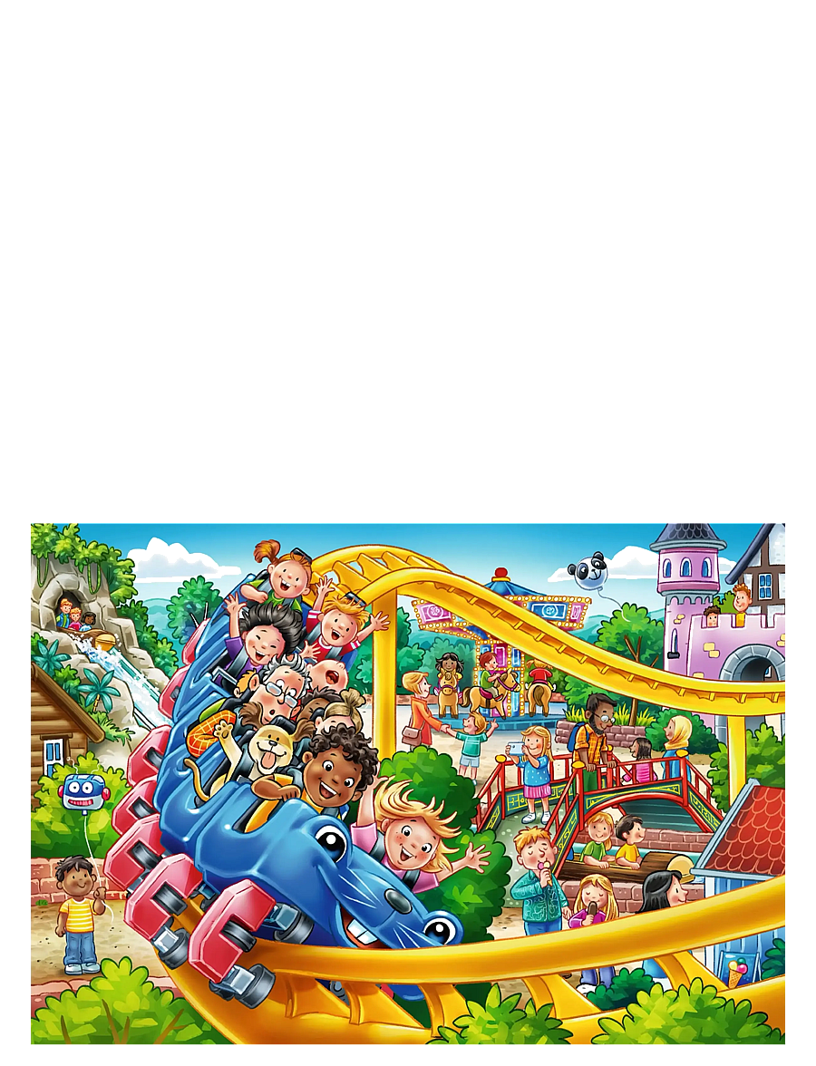 Ravensburger - Amusement Park 2x24p - klassiske puslespil - multi coloured - 3