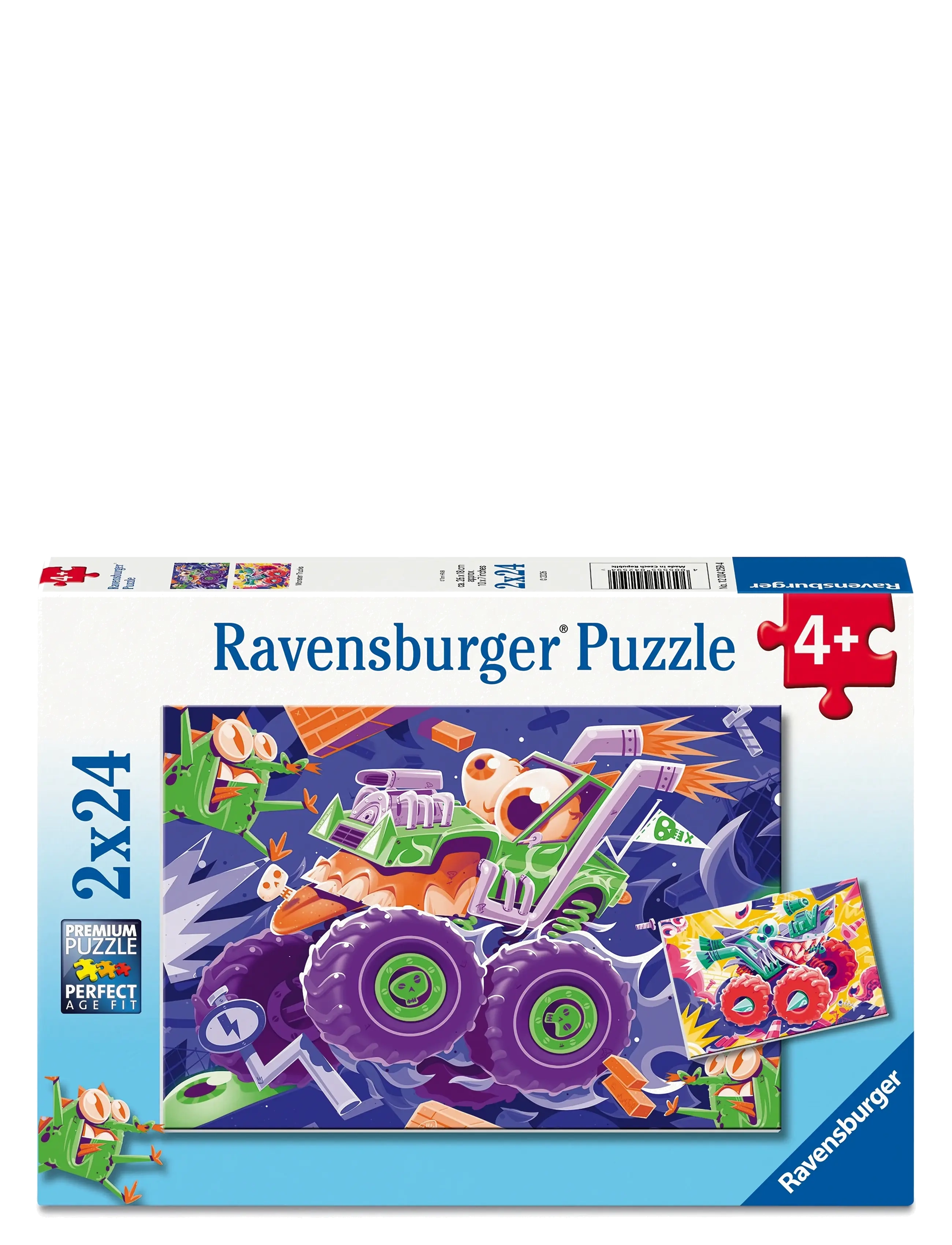 Ravensburger Monster Trucks 2X24P, One Size, Multi/patterned, Puslespil > Klassiske Puslespil, Børn