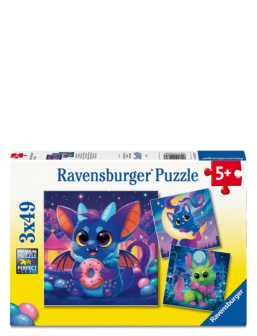 Ravensburger - Little Demons 3x49p - klassísk púsl - multi coloured - 0