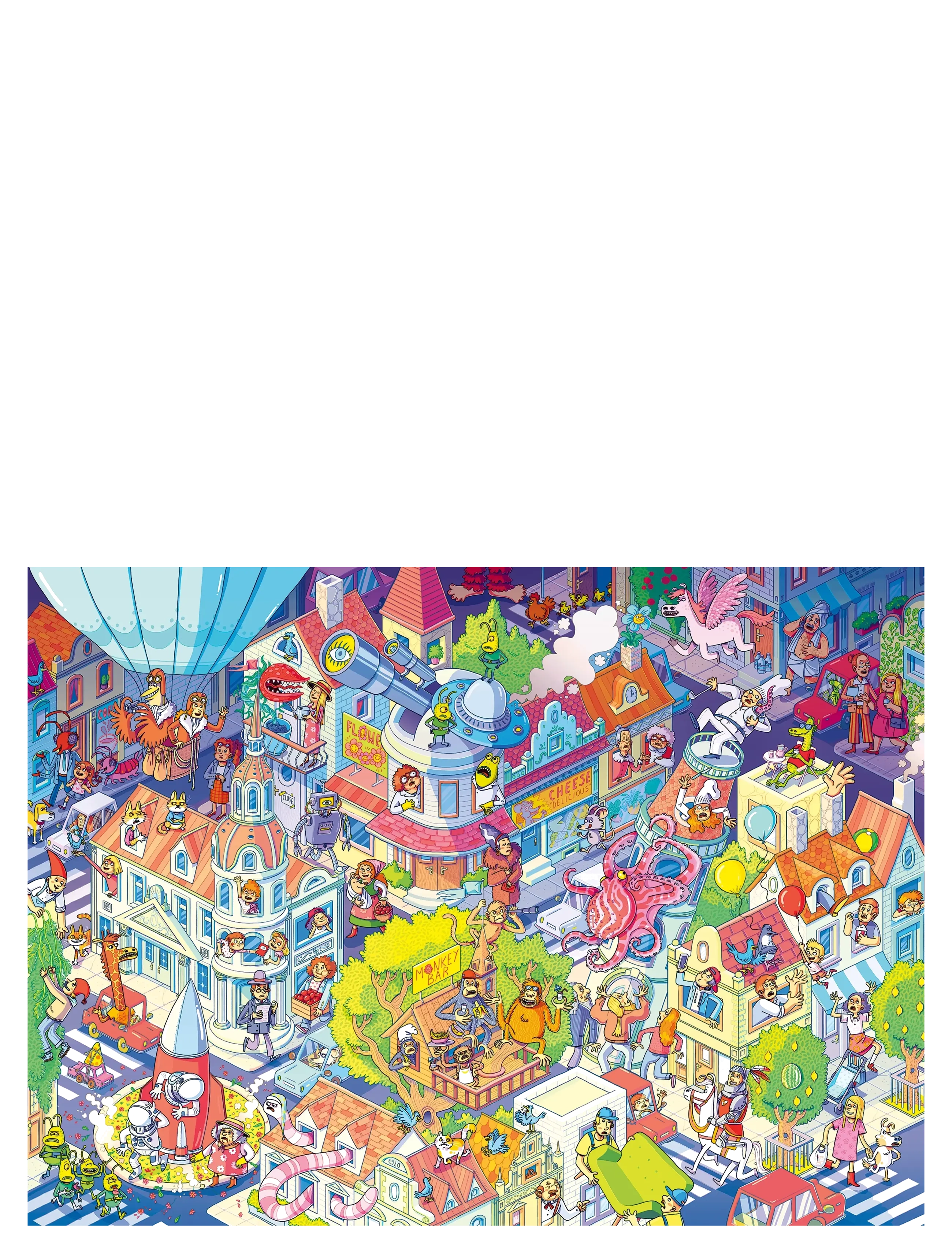 Ravensburger - Find the Mistakes 100p - klassiske puslespil - multi coloured - 1