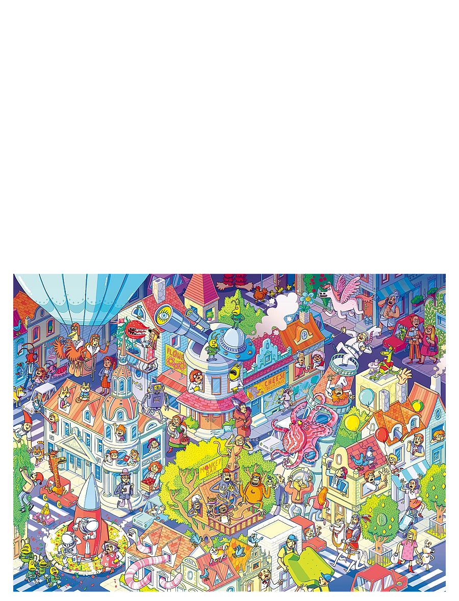 Ravensburger - Find the Mistakes 100p - klassiske puslespil - multi coloured - 1