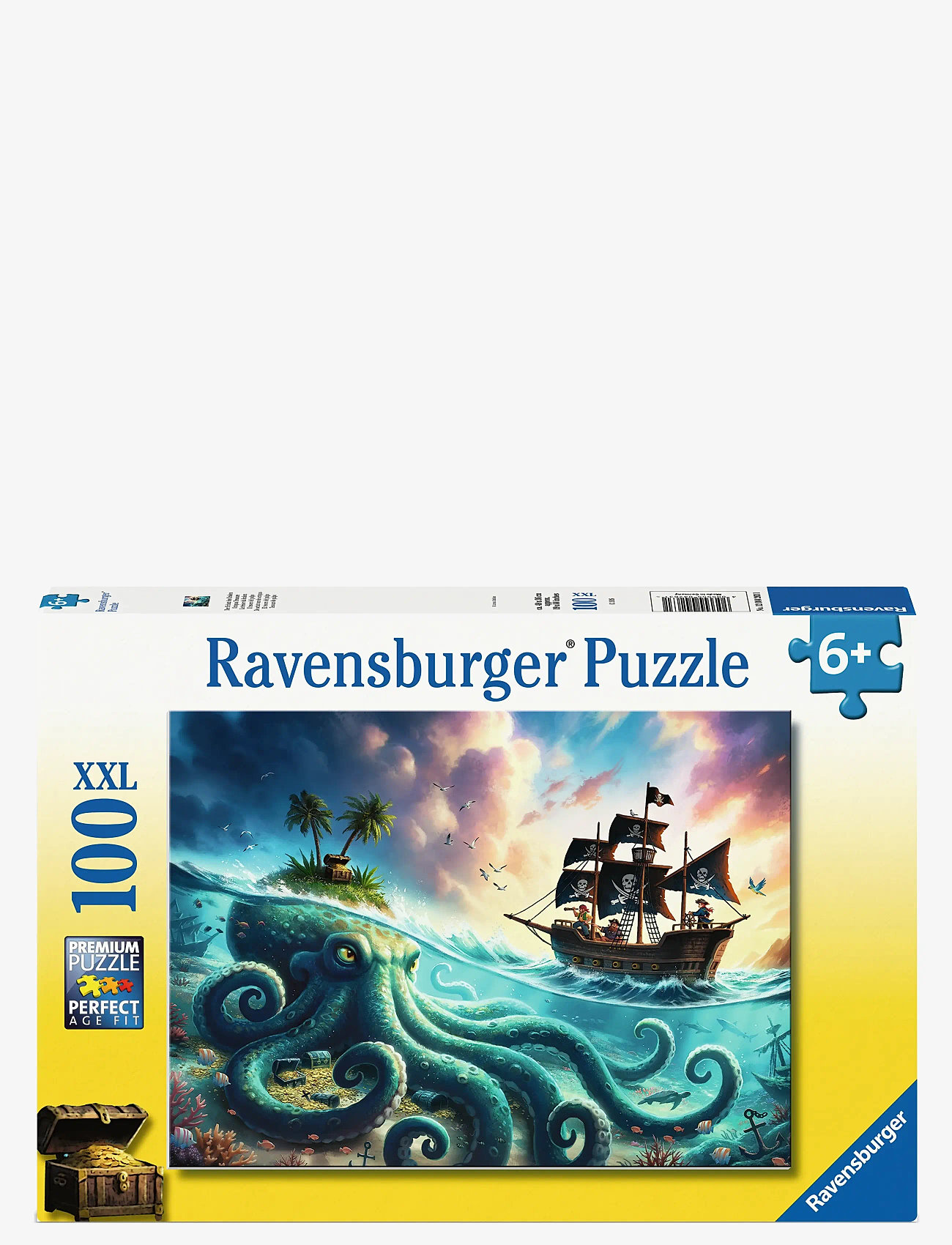 Ravensburger - Pirate Treasure 100p - klassiske puslespil - multi coloured - 0