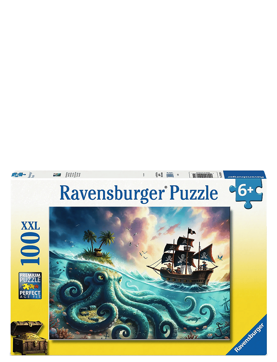 Ravensburger - Pirate Treasure 100p - klassiska pussel - multi coloured - 0