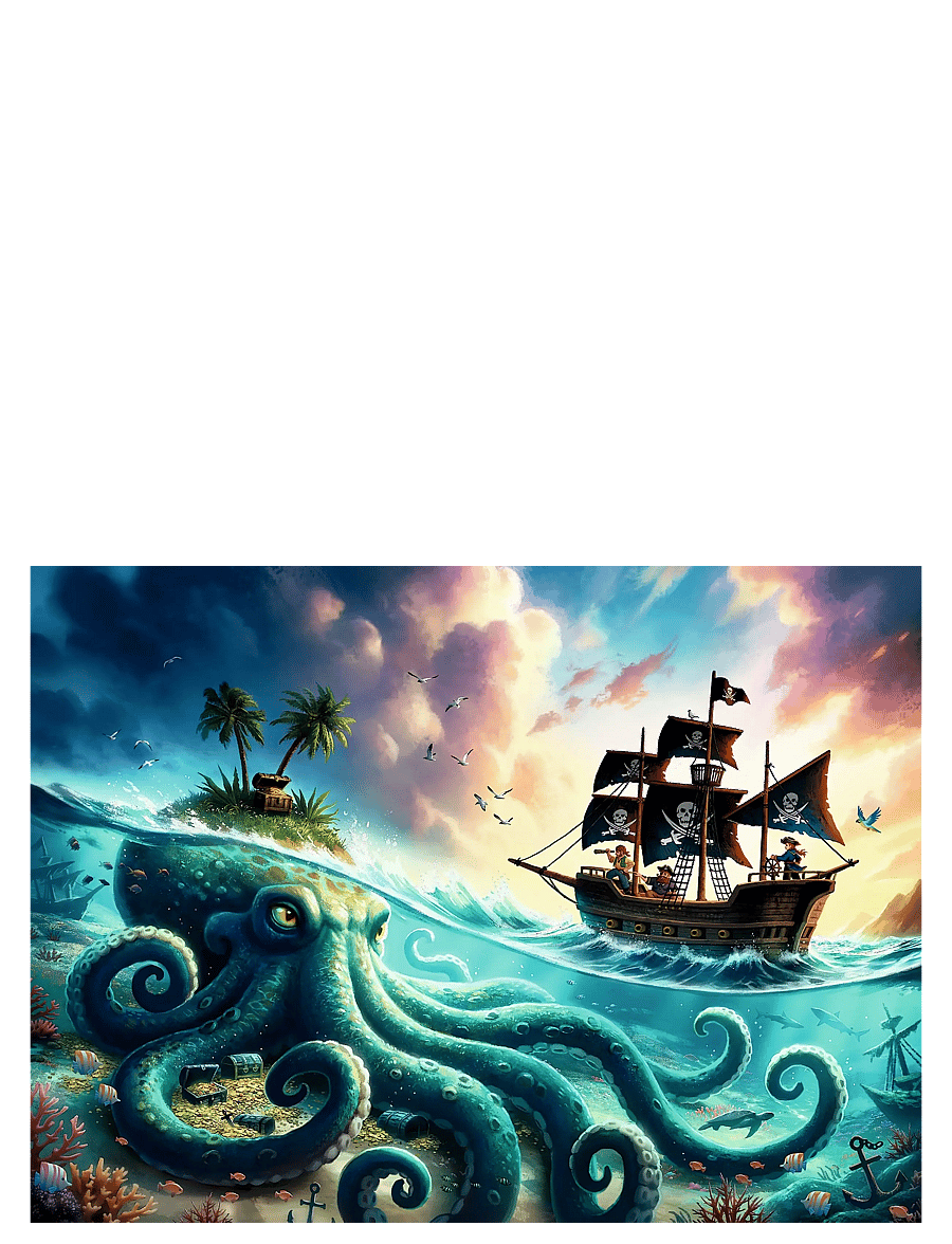 Ravensburger - Pirate Treasure 100p - klassiska pussel - multi coloured - 1