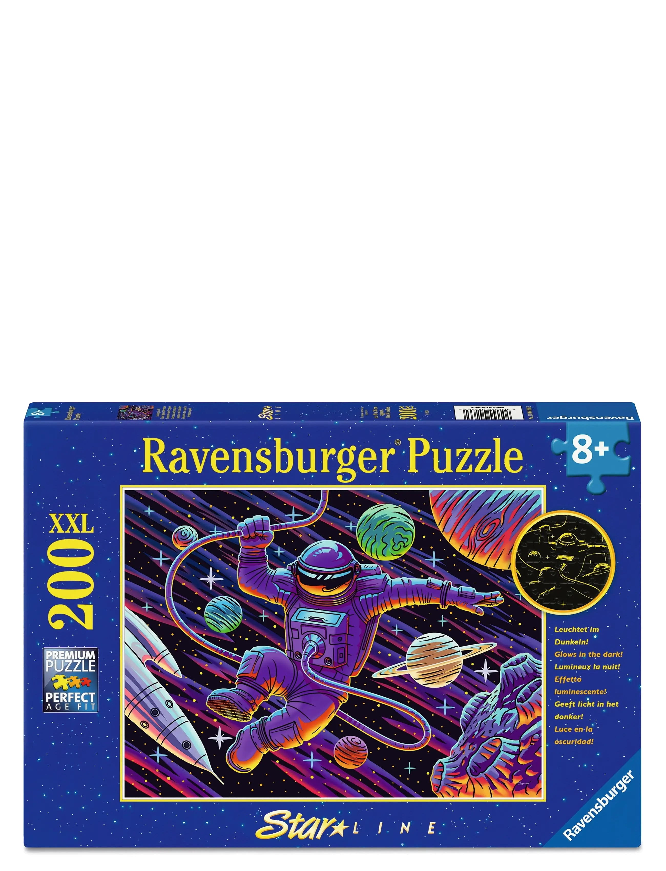 Ravensburger Space 200P, One Size, Black, Puslespil > Klassiske Puslespil, Børn