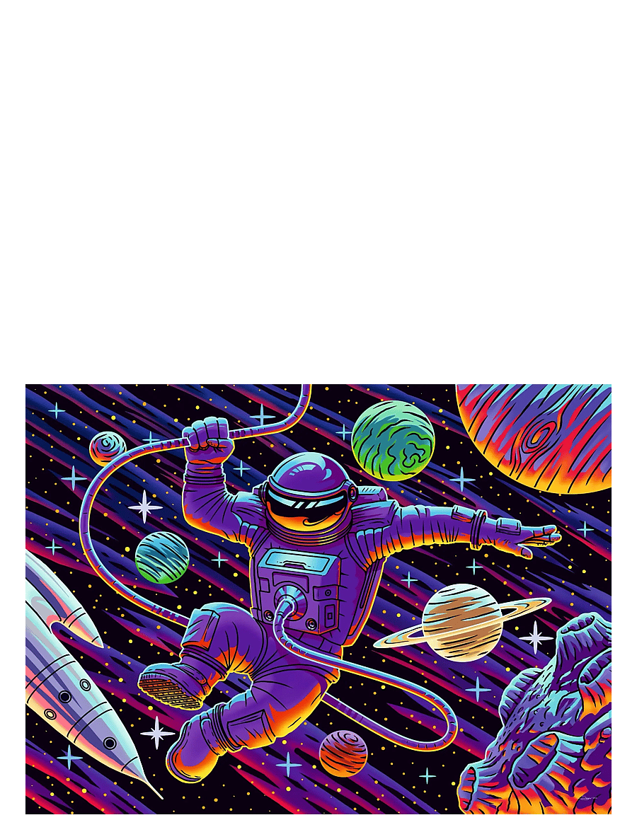 Ravensburger - Space 200p - klassísk púsl - multi coloured - 2