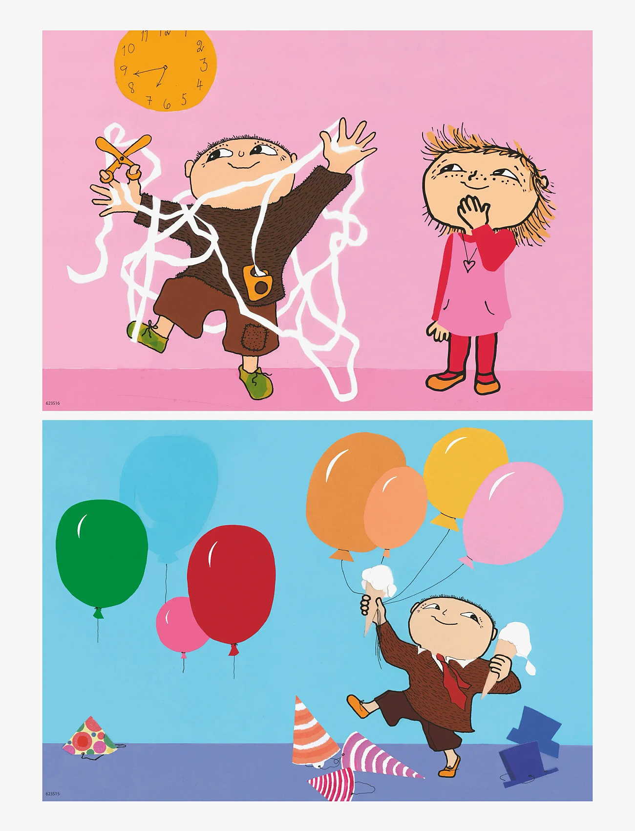 Ravensburger - Alfons Aberg 2x12p - klassiske puslespil - multi coloured - 1