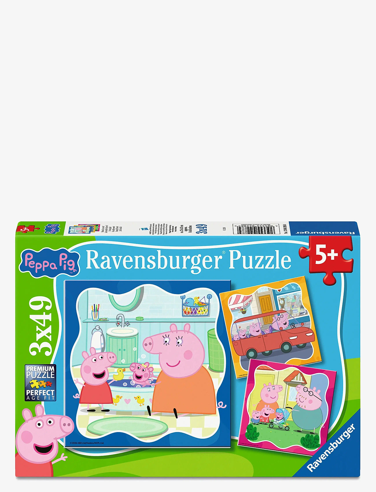 Ravensburger - Peppa Pig 3x49p - klassiska pussel - multi coloured - 0