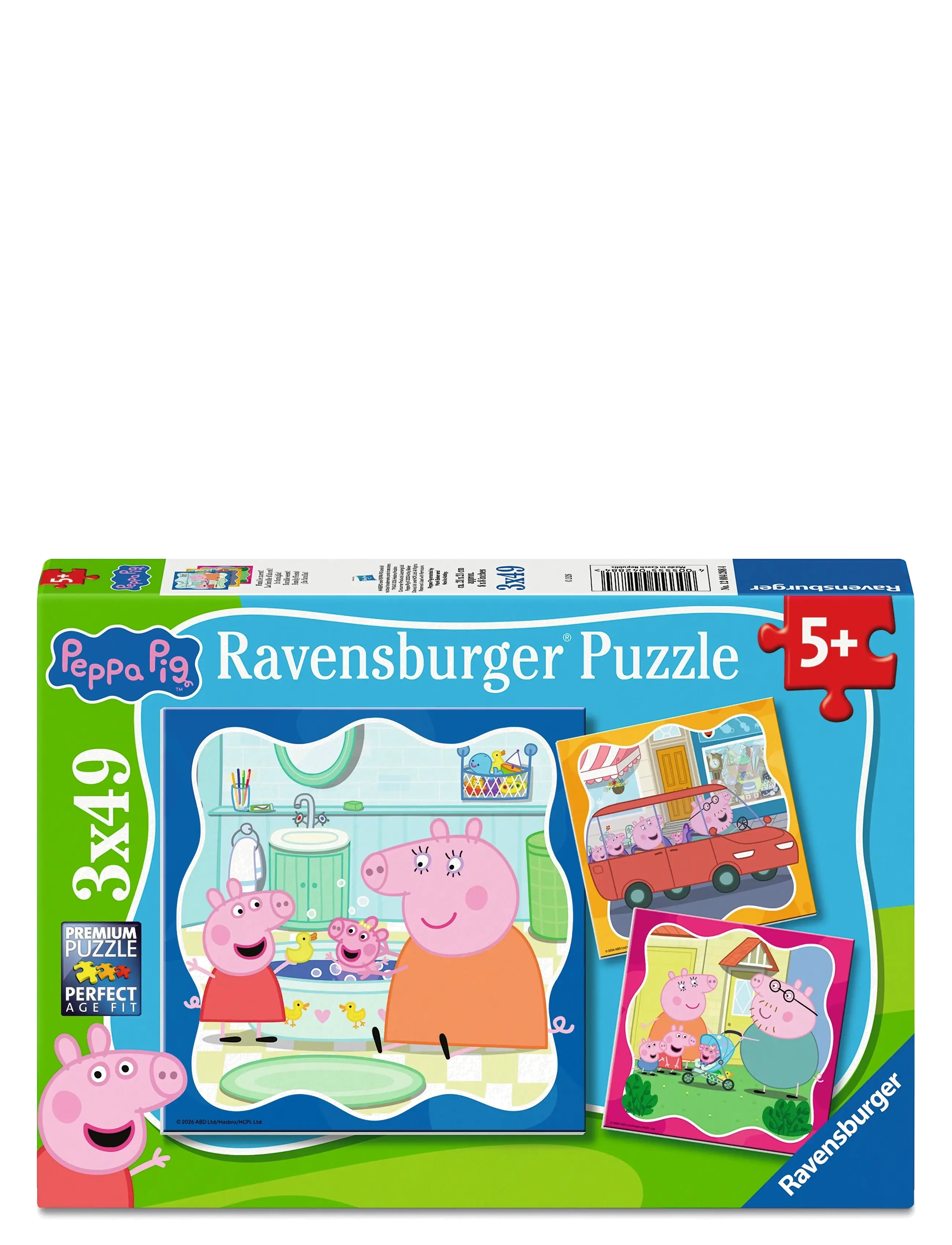 Ravensburger Peppa Pig 3x49p - Legetøj - MULTI COLOURED / multi