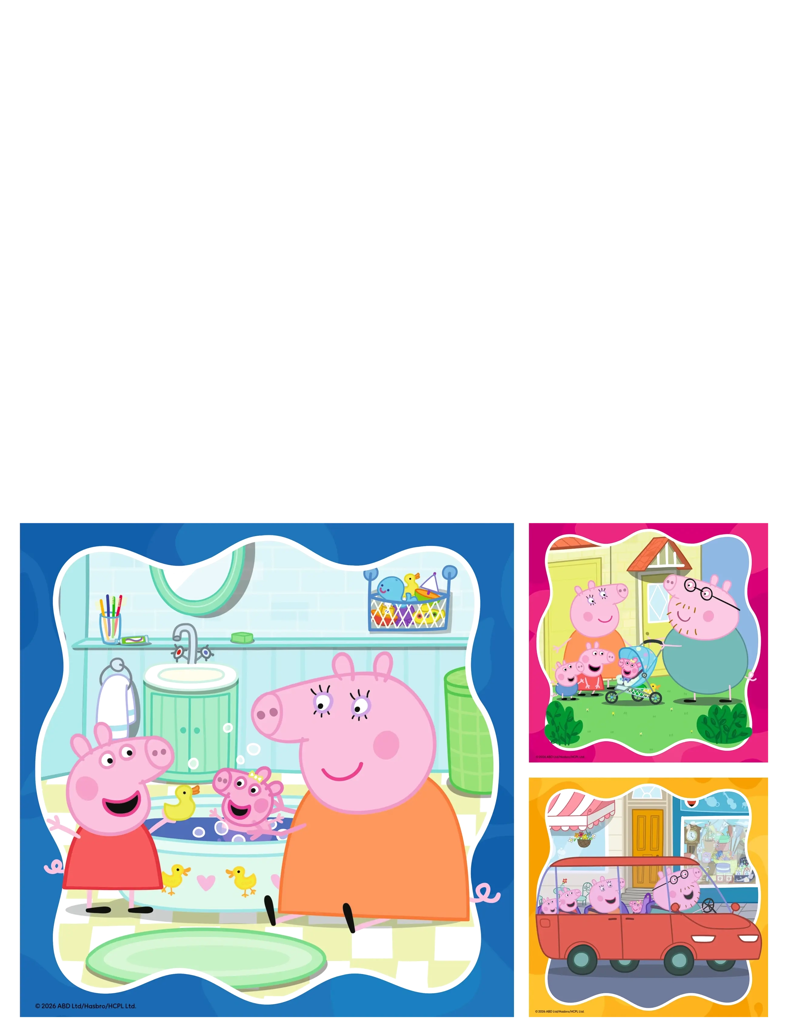 Ravensburger - Peppa Pig 3x49p - klassiske puslespil - multi coloured - 1