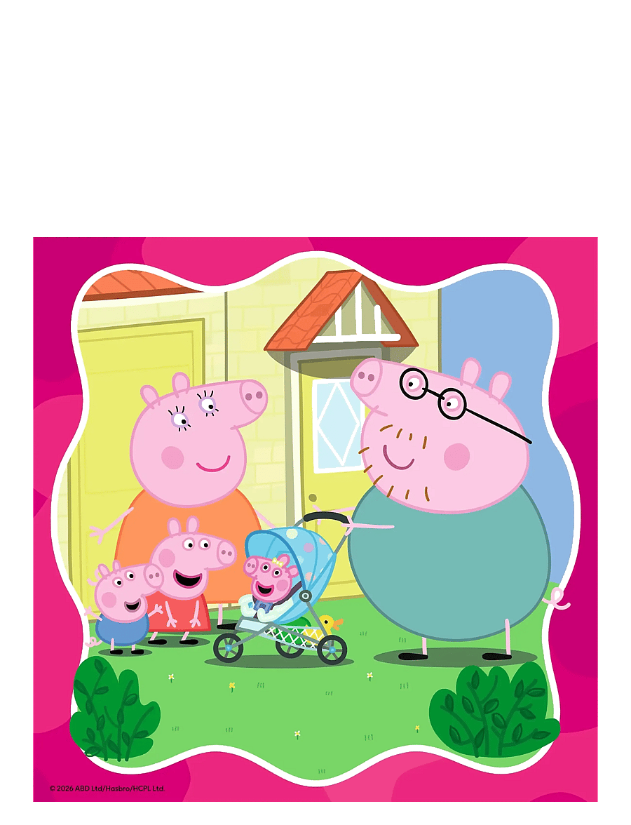 Ravensburger - Peppa Pig 3x49p - klassiska pussel - multi coloured - 3