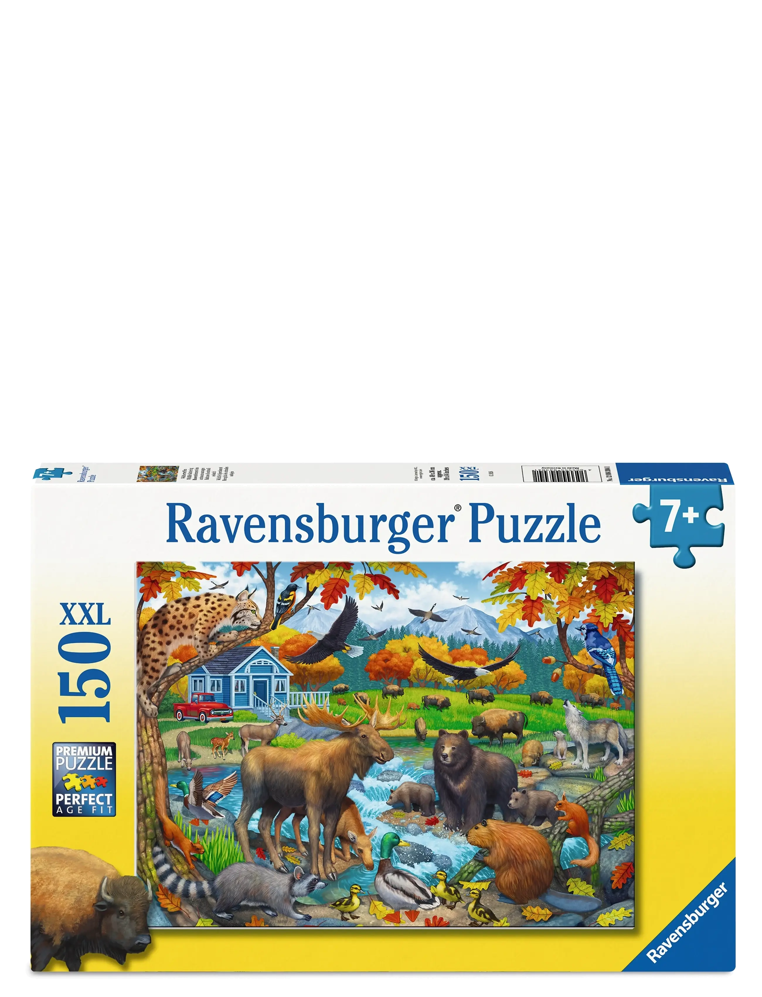 Ravensburger Wildlife Gathering 150P, Børn, Classic Puslespil, Multi/mønstret, Str: ONE SIZE