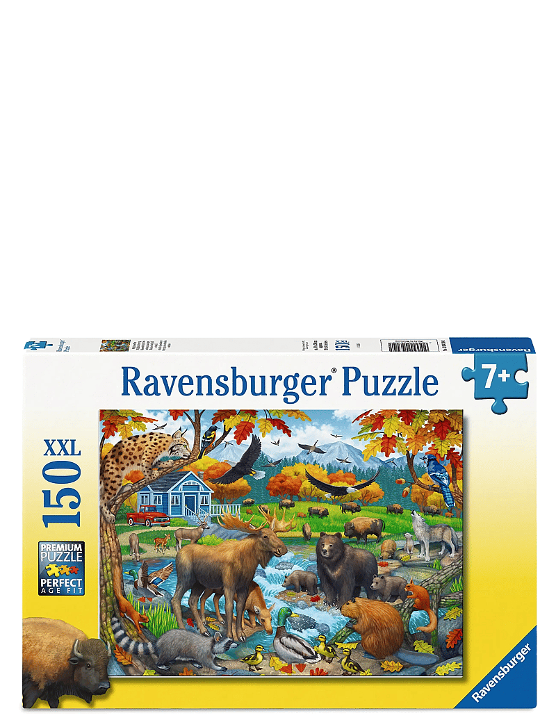 Ravensburger - Wildlife Gathering 150p - klassísk púsl - multi coloured - 0