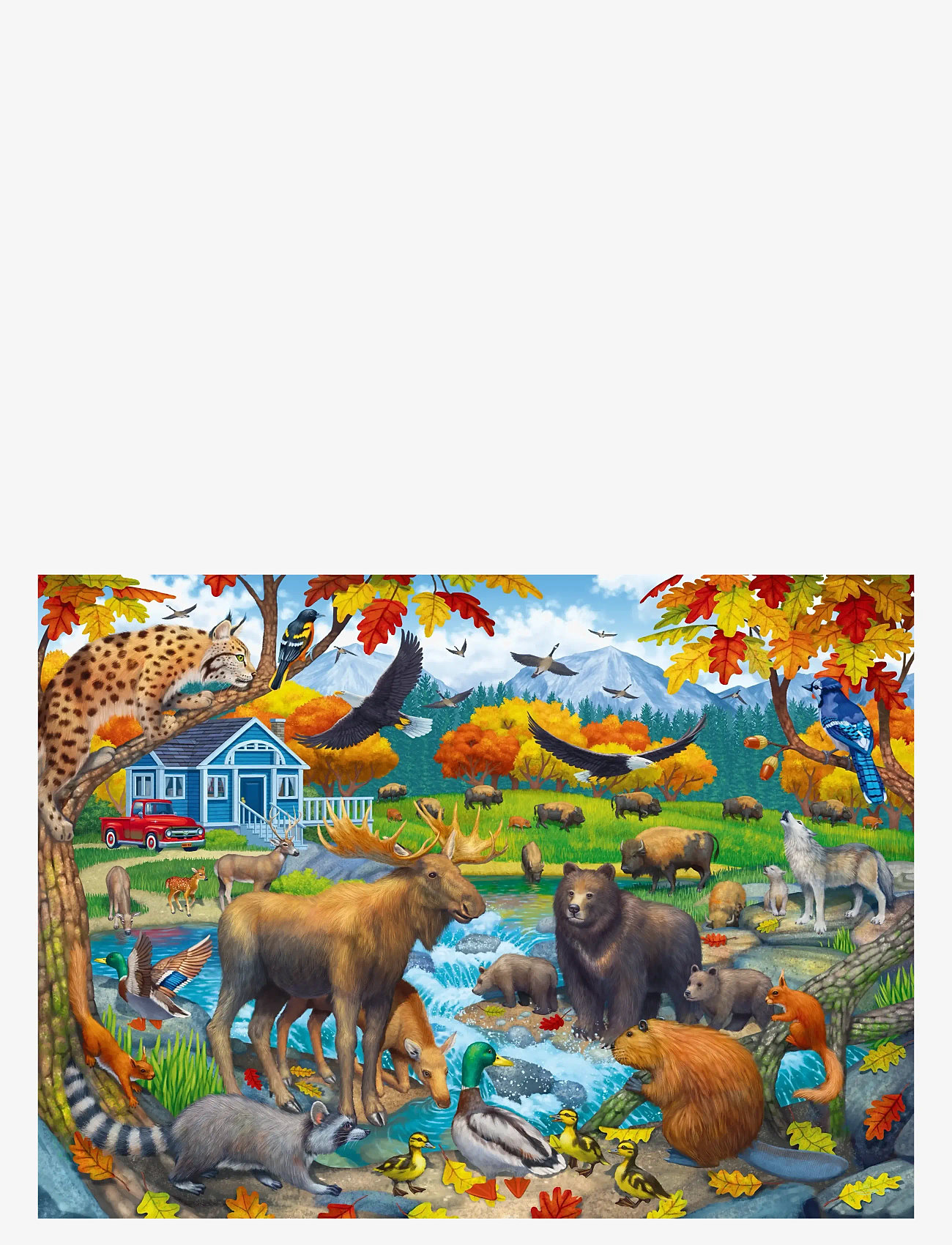 Ravensburger - Wildlife Gathering 150p - klassiska pussel - multi coloured - 1