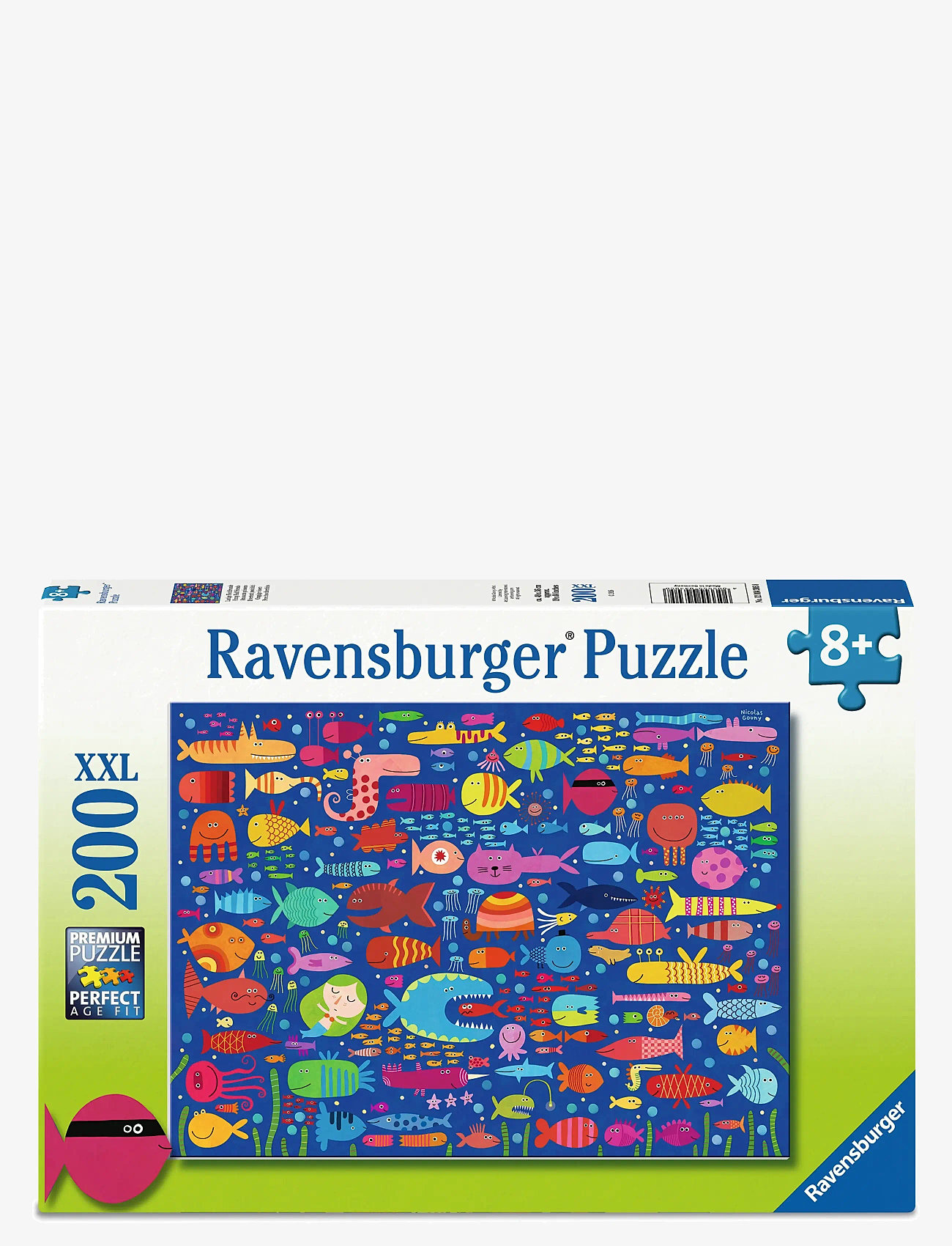 Ravensburger - Funny Fish Friends 200p - klassiske puslespil - multi coloured - 0