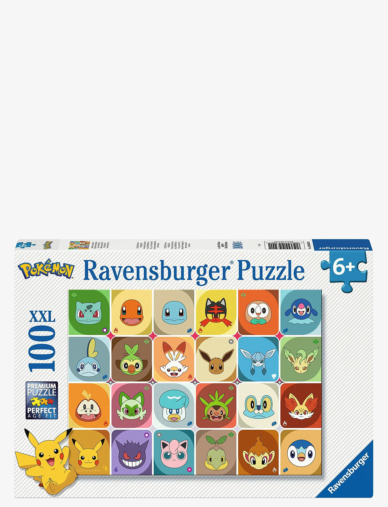 Ravensburger - Pokémon Multicharacter 100p - klassiske puslespil - multi coloured - 0