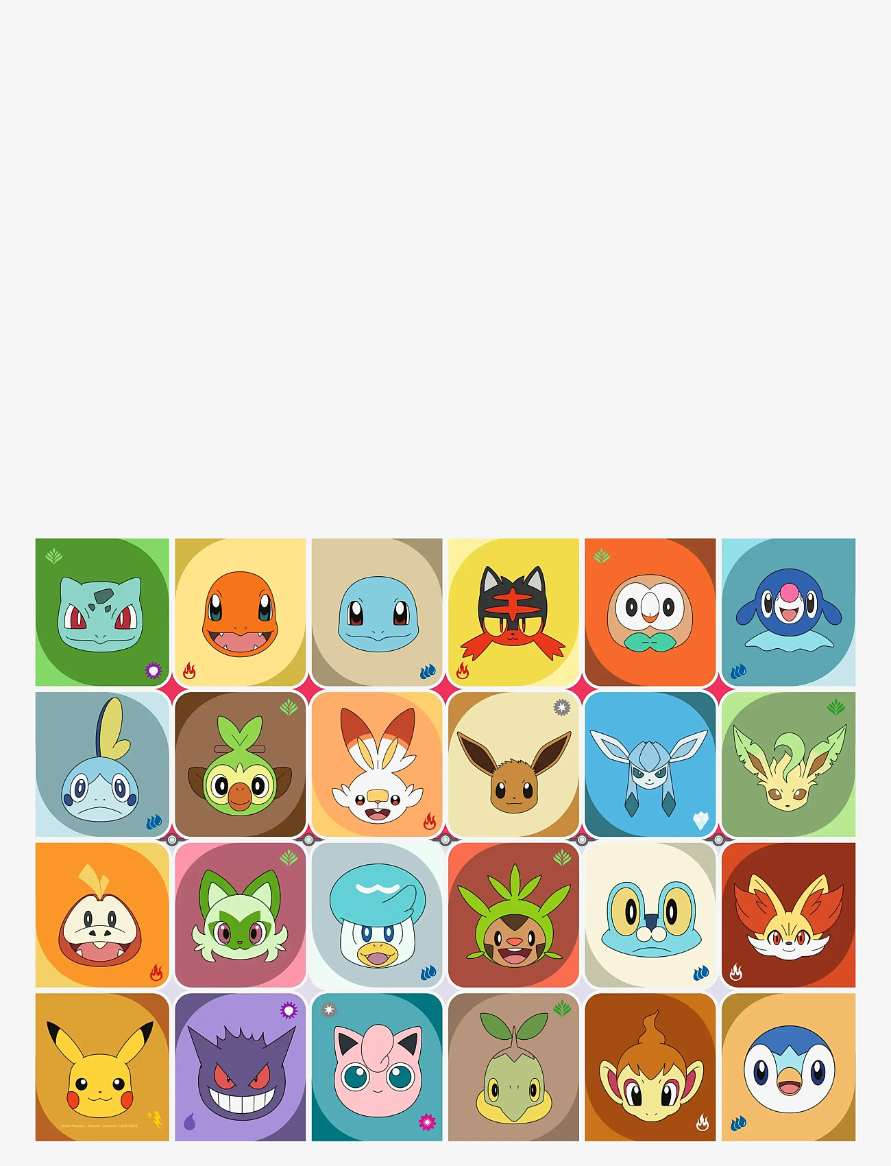 Ravensburger - Pokémon Multicharacter 100p - klassiske puslespil - multi coloured - 1