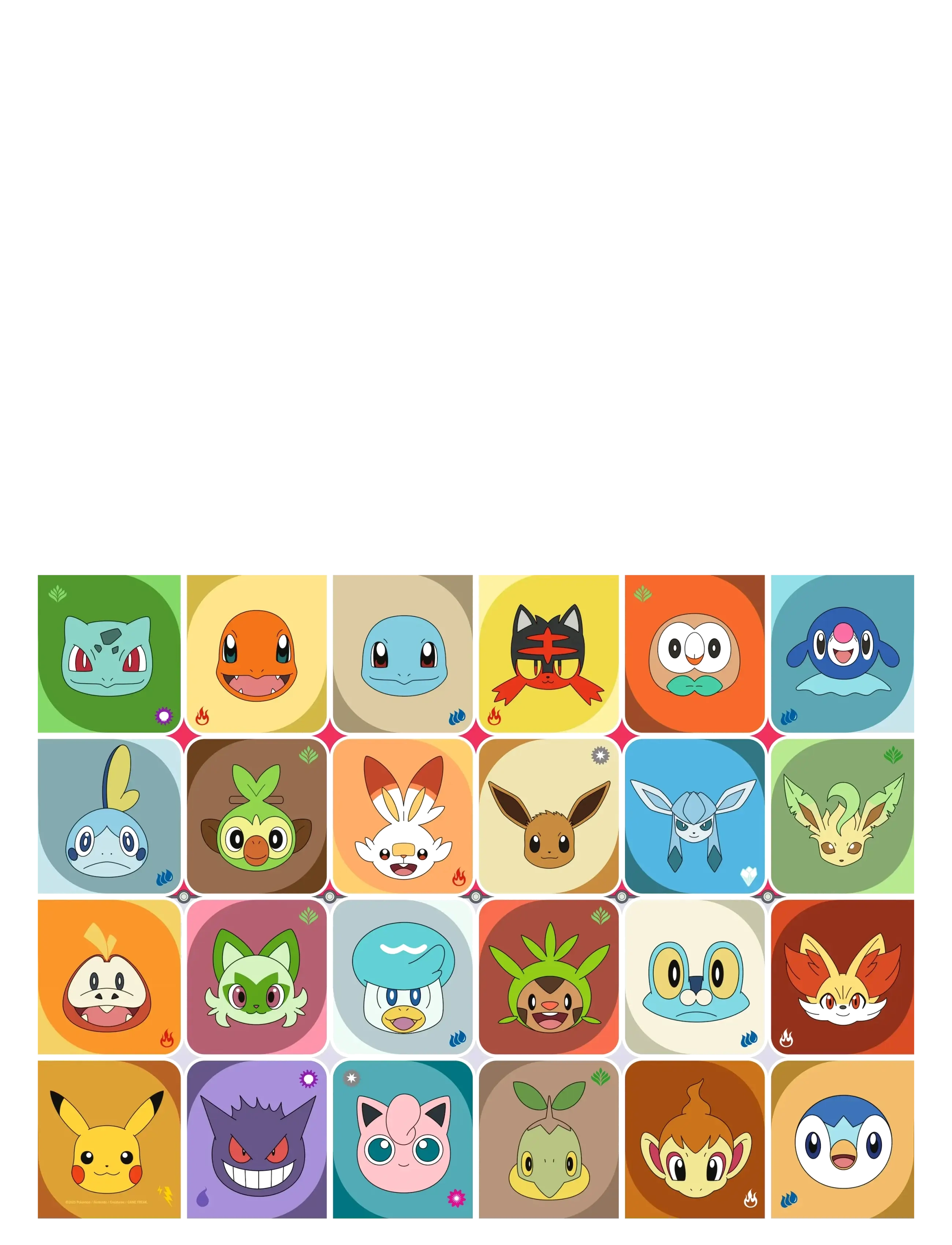 Ravensburger - Pokémon Multicharacter 100p - klassiske puslespil - multi coloured - 1