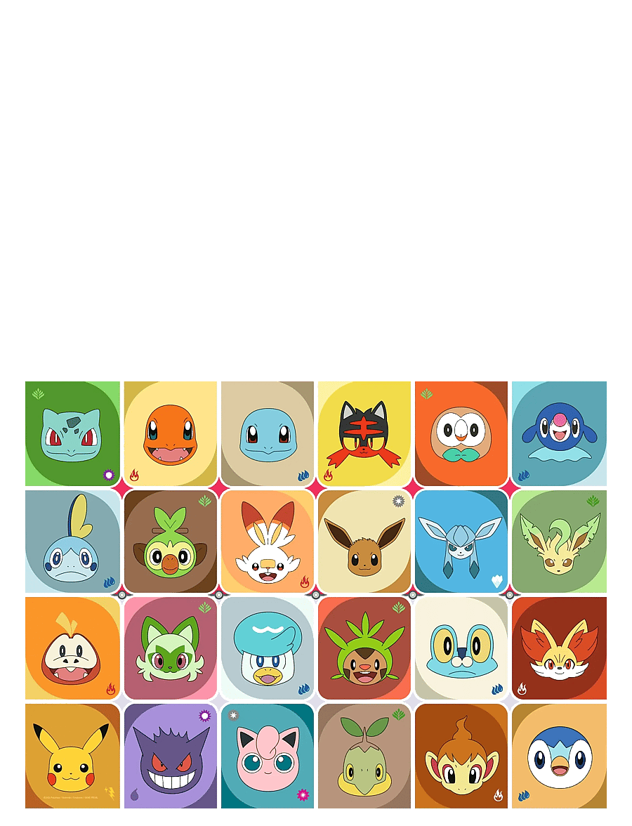 Ravensburger - Pokémon Multicharacter 100p - klassiske puslespil - multi coloured - 1