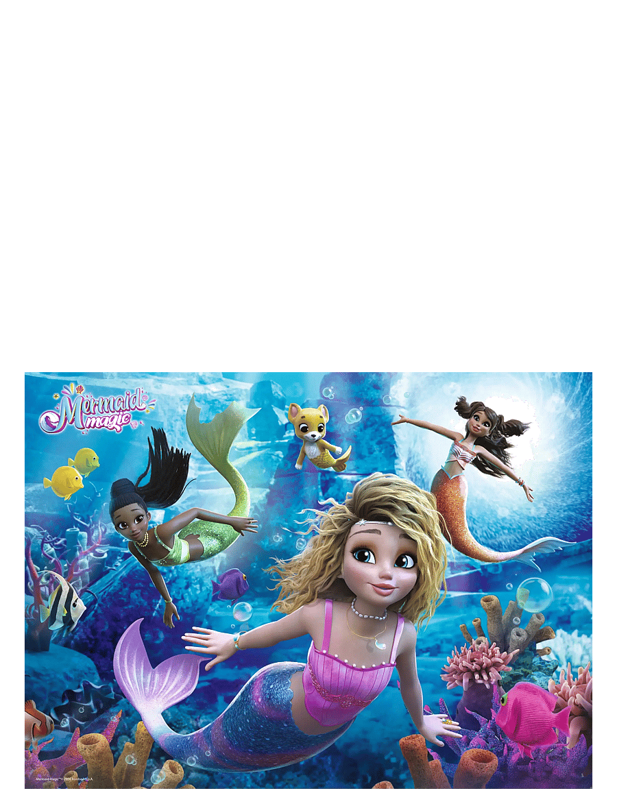 Ravensburger - Mermaid Magic XXL 200p - klassiska pussel - multi coloured - 1