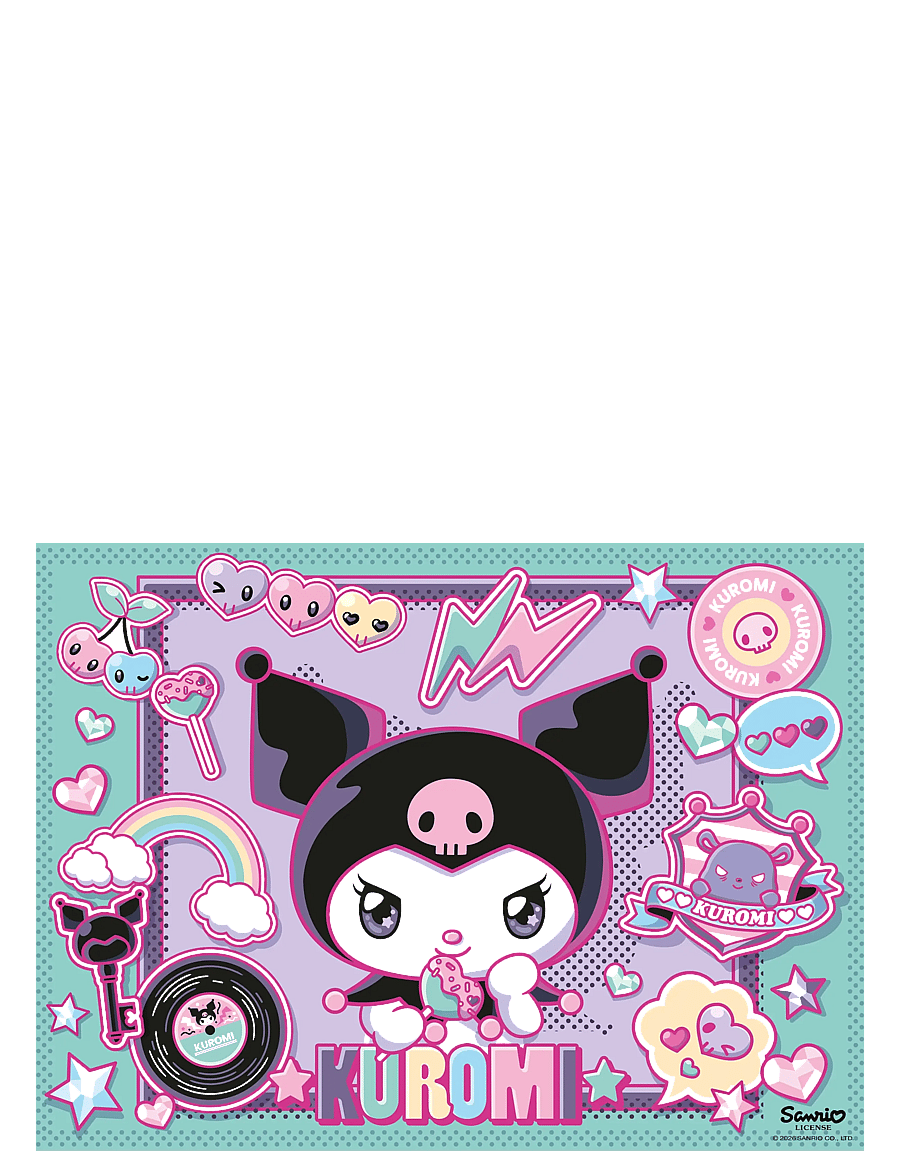 Ravensburger - Kuromi 100p - klassiska pussel - multi coloured - 1
