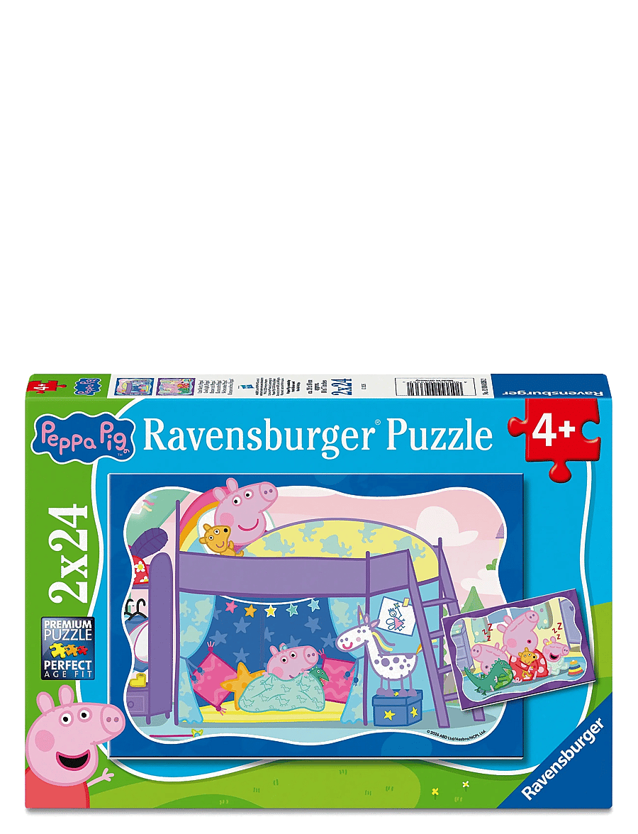 Ravensburger - Peppa Gris - God natt, Peppa! 2x24p - klassiske puslespill - multi coloured - 0