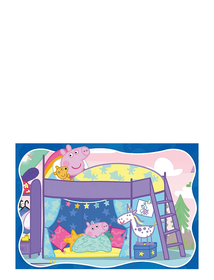 Ravensburger - Peppa Gris - God natt, Peppa! 2x24p - klassiske puslespill - multi coloured - 1