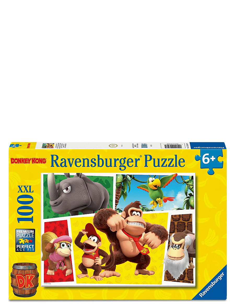 Ravensburger - Super Mario - The Monkeys are loose! 100p - klassiske puslespil - multi coloured - 0