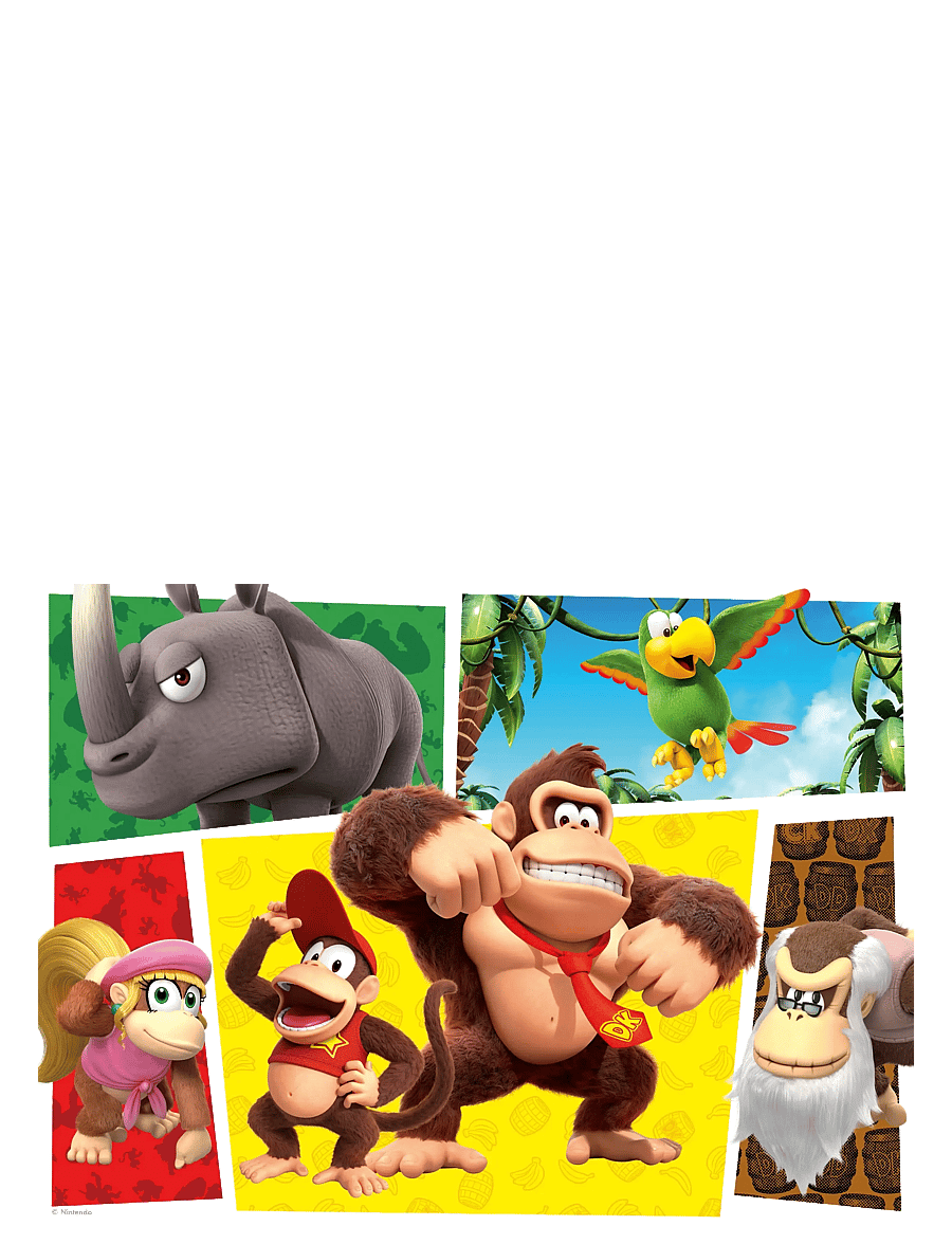 Ravensburger - Super Mario - The Monkeys are loose! 100p - klassiske puslespil - multi coloured - 1