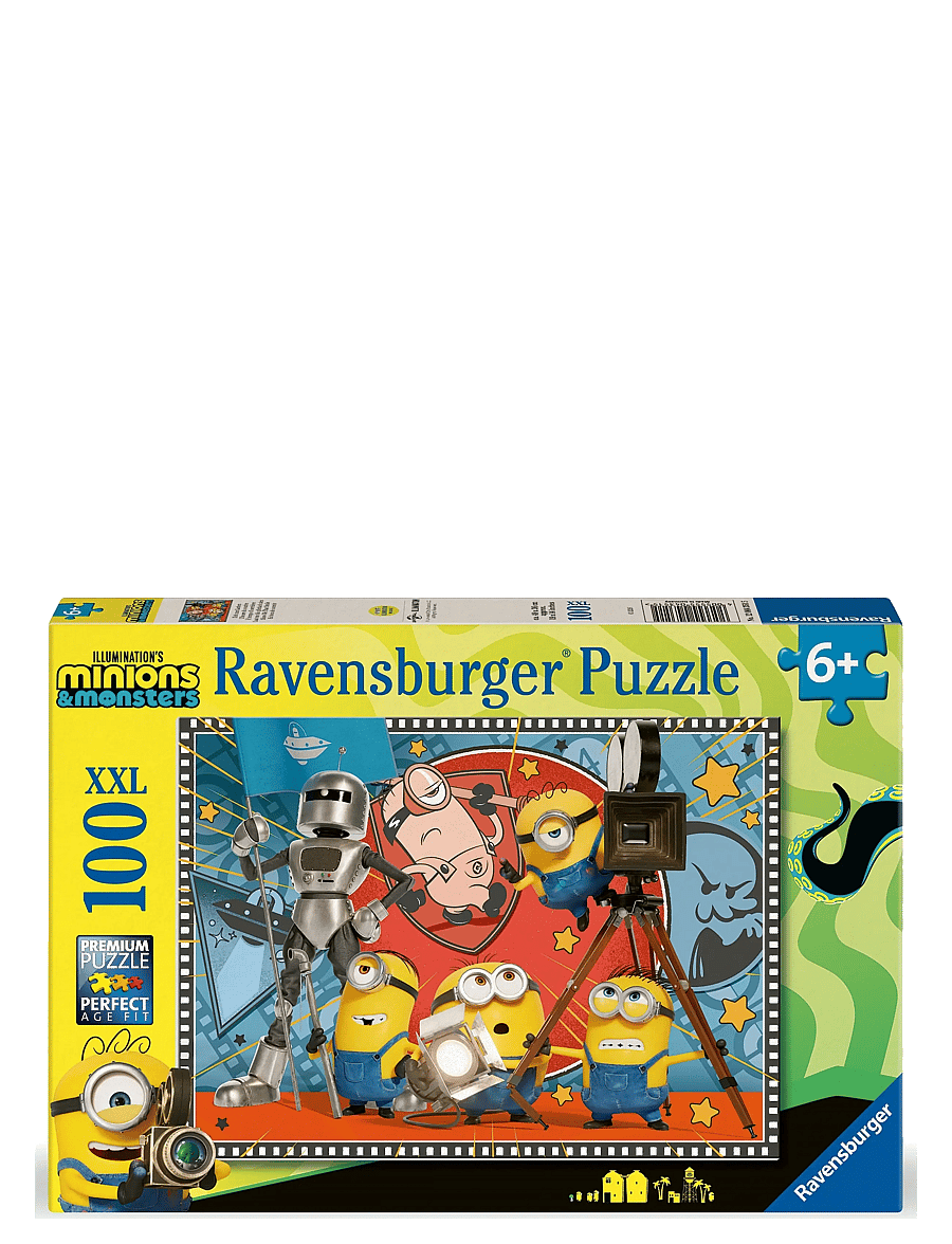 Ravensburger - Minions 3, 100p - klassiske puslespil - multi coloured - 0