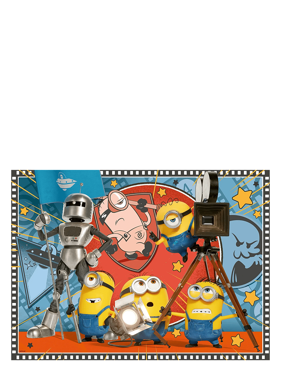 Ravensburger - Minions 3, 100p - klassiske puslespil - multi coloured - 1