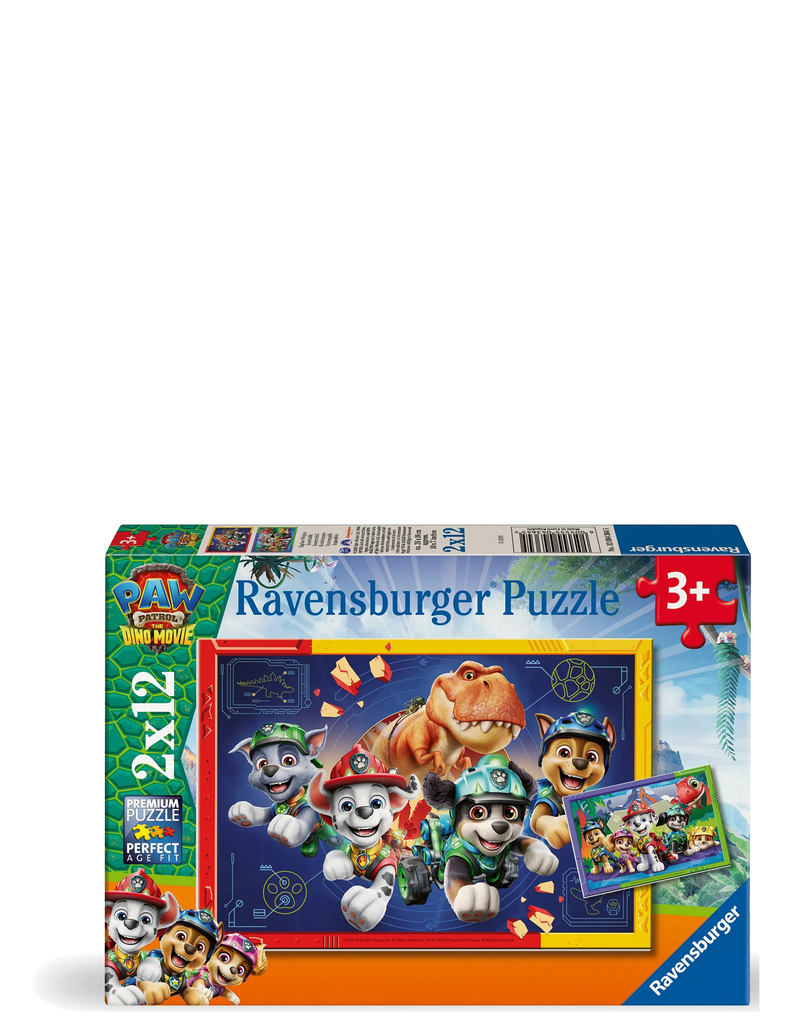 Ravensburger Paw Patrol 3 Dino Movie 2x12p - Legetøj - MULTI COLOURED / multi