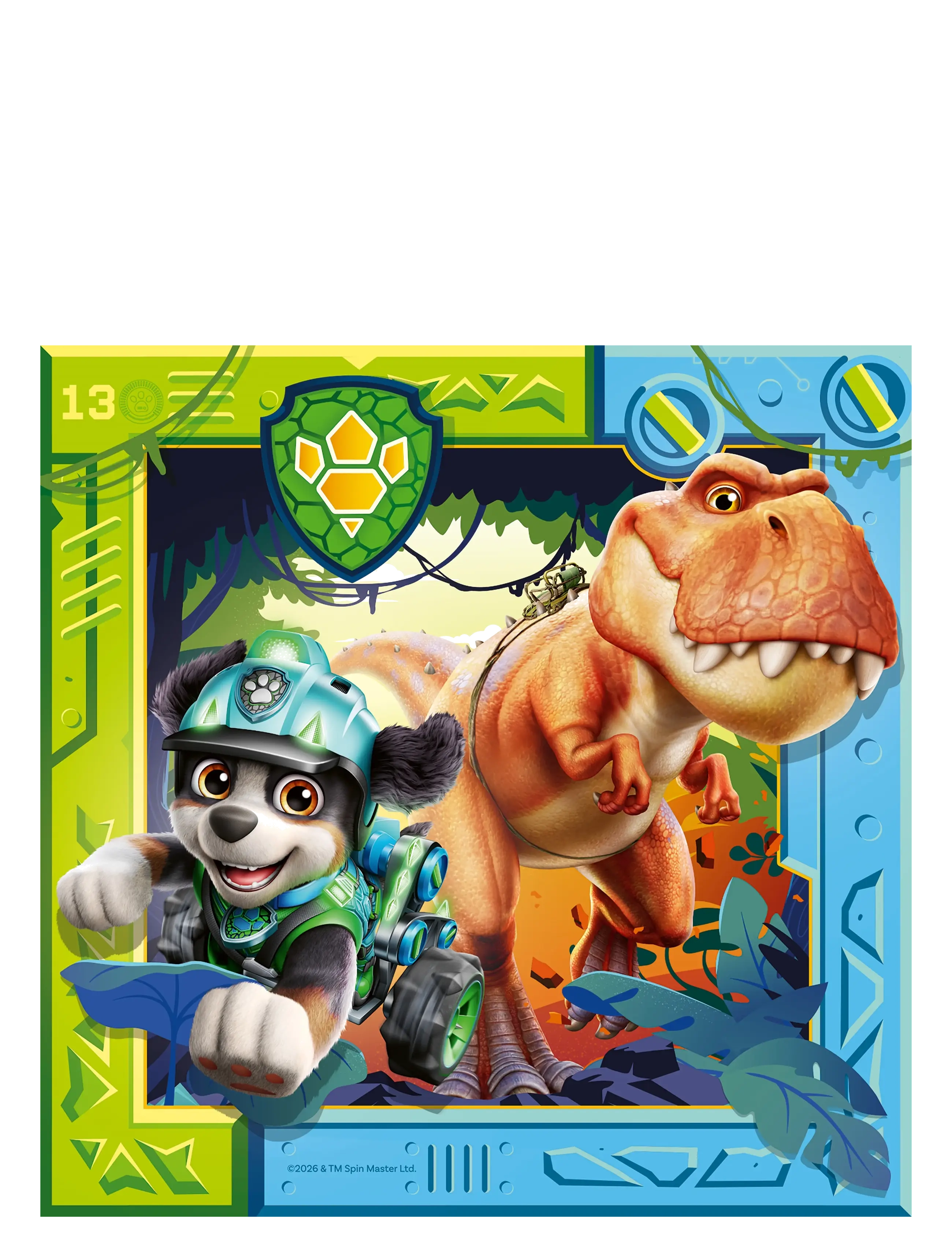 Ravensburger - Paw Patrol 3 Dino Movie 3x49p - klassiske puslespil - multi coloured - 1