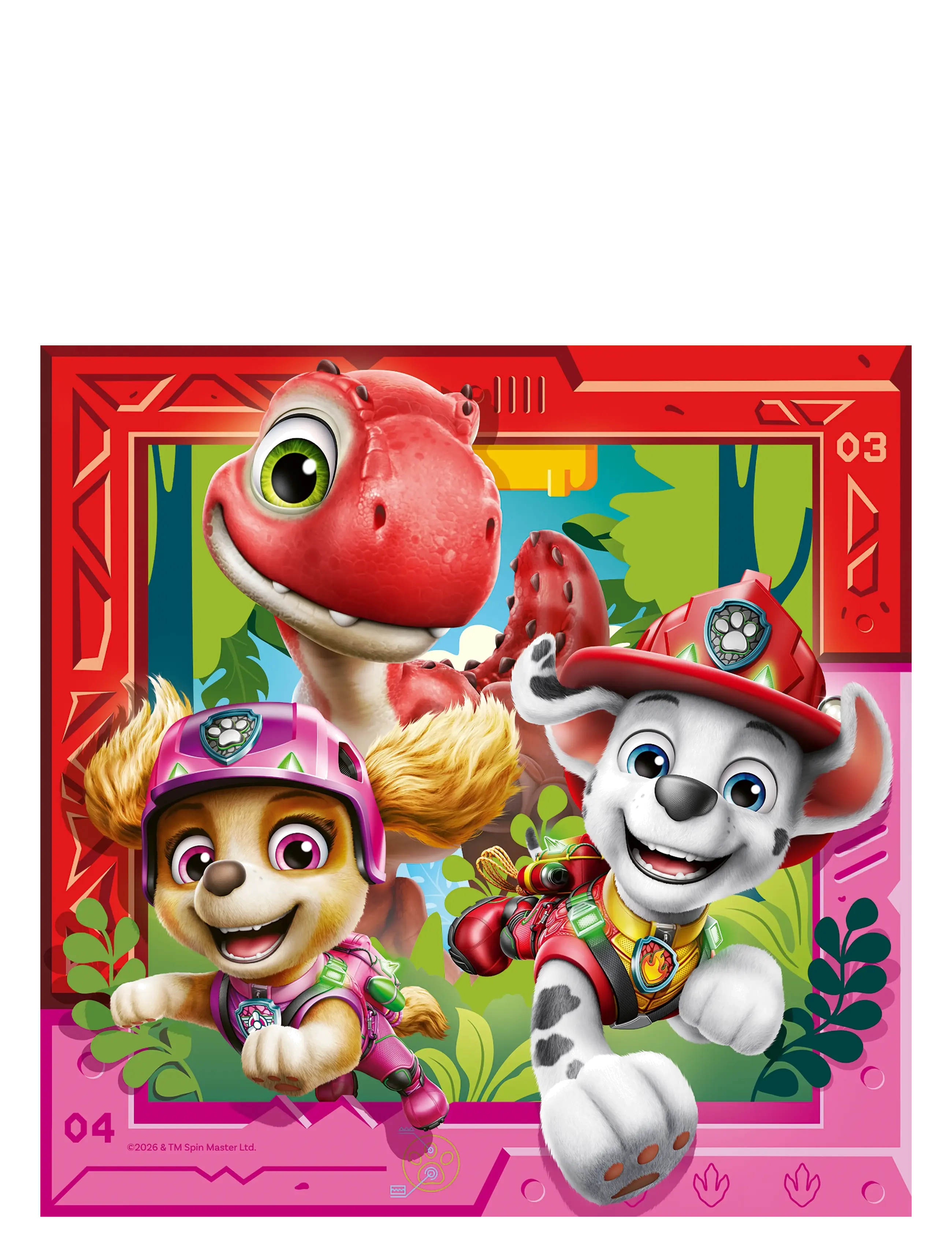 Ravensburger - Paw Patrol 3 Dino Movie 3x49p - klassiske puslespil - multi coloured - 2