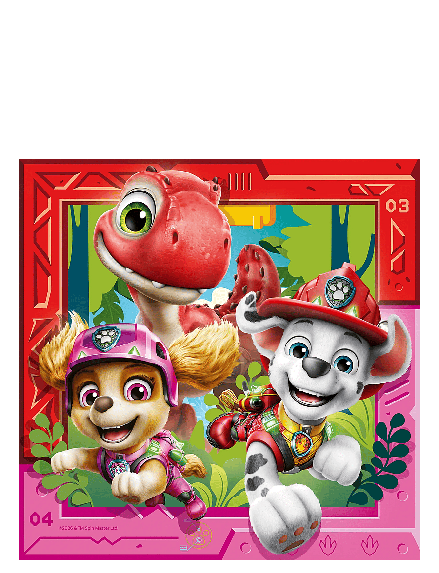 Ravensburger - Paw Patrol 3 Dino Movie 3x49p - klassiska pussel - multi coloured - 2