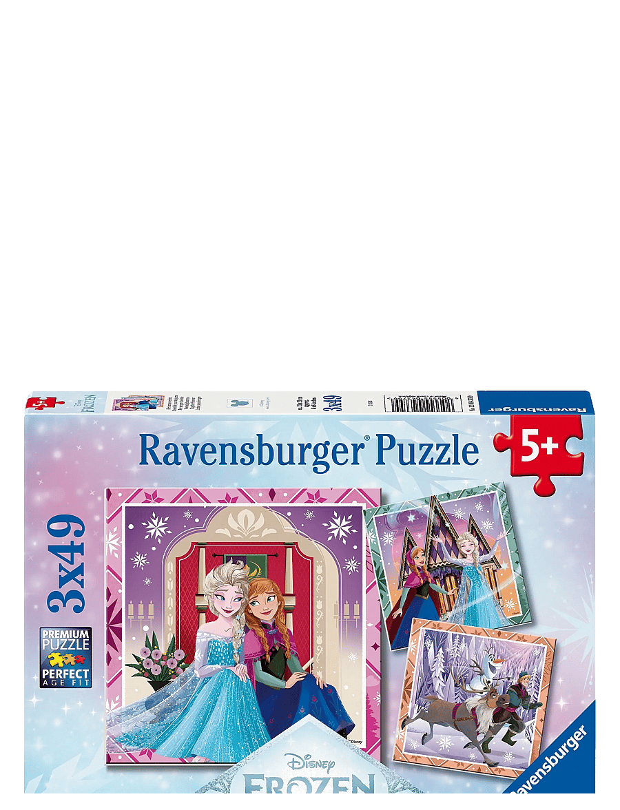 Ravensburger - Disney Frozen 3x49p - klassísk púsl - multi coloured - 0