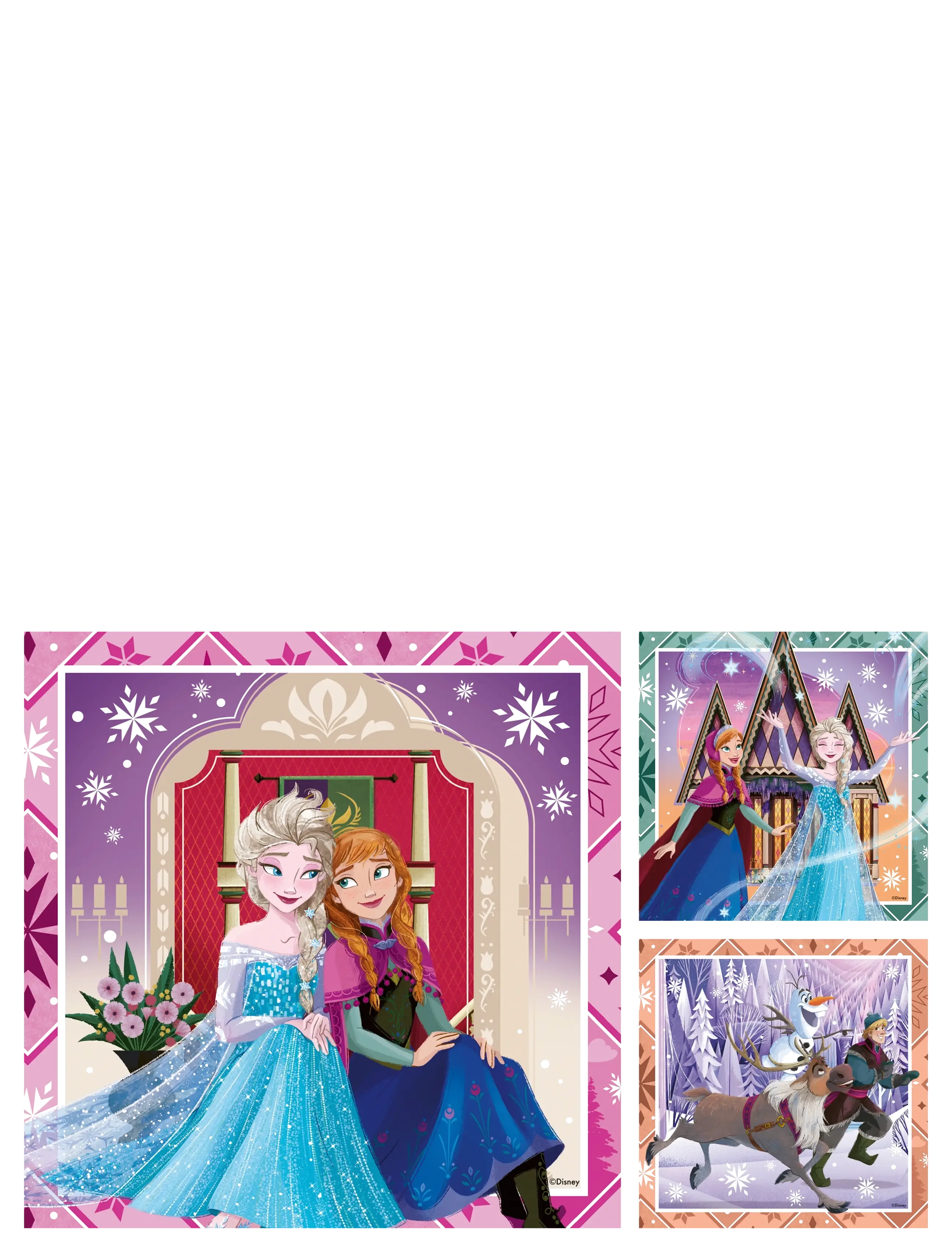 Ravensburger - Disney Frozen 3x49p - klassiske puslespil - multi coloured - 1