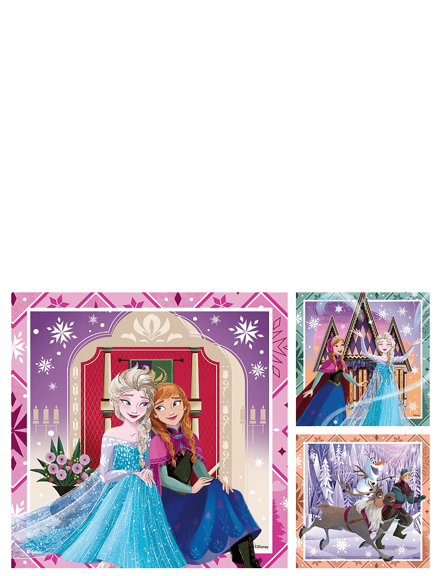 Ravensburger - Disney Frozen 3x49p - klassísk púsl - multi coloured - 1